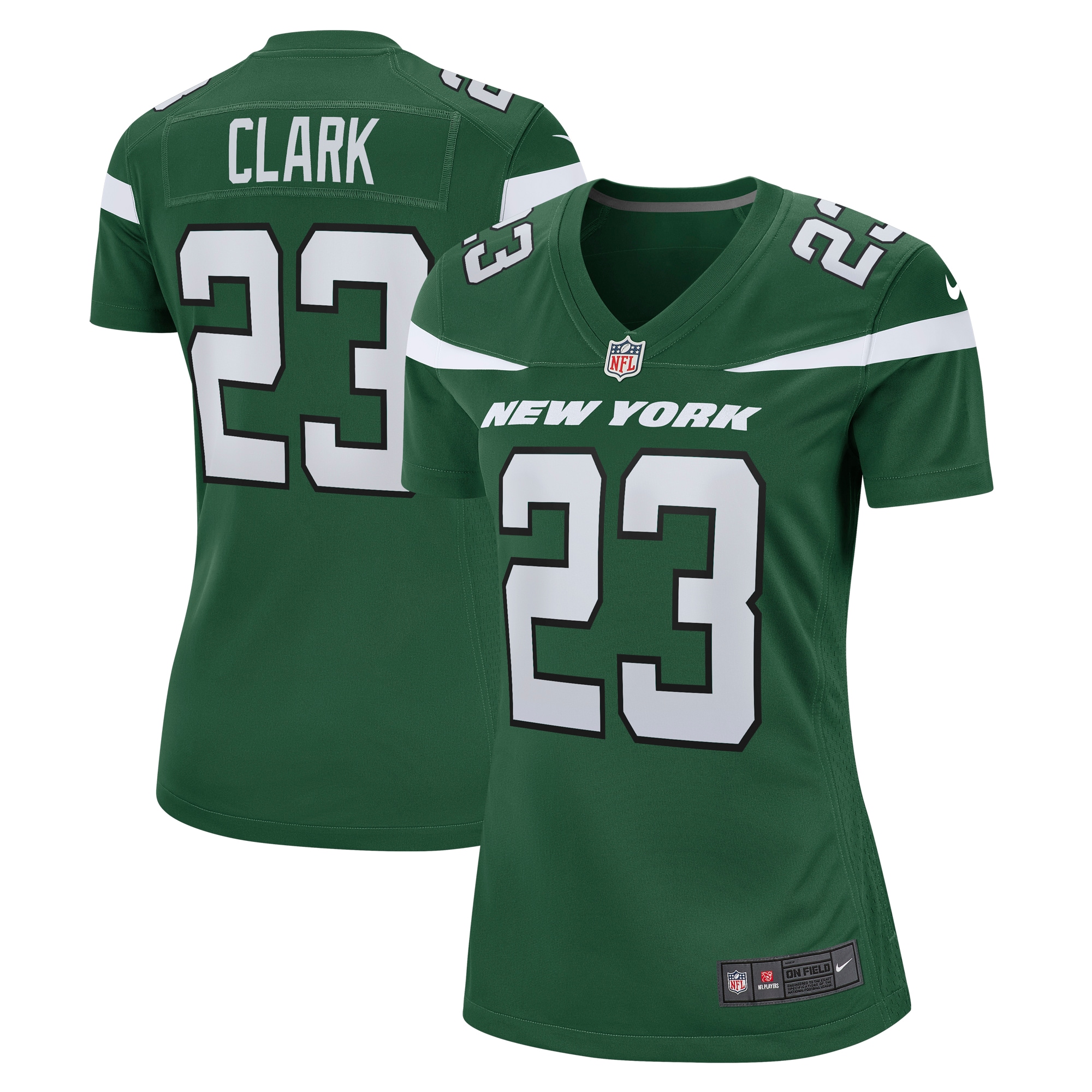 Chuck Clark New York Jets Nike Women's Team Game Jersey - Gotham Green - vstockx