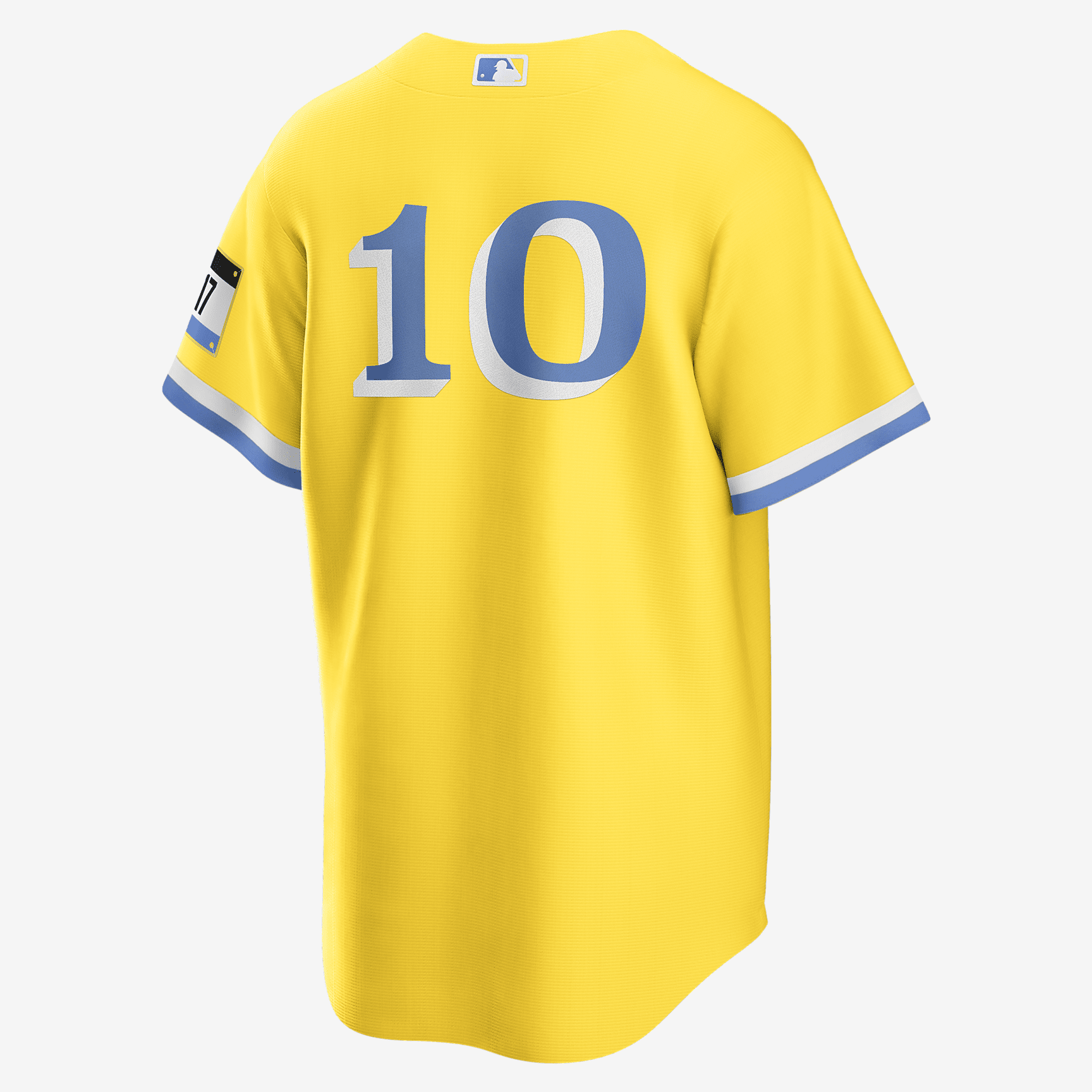 MLB Boston Red Sox City Connect (Trevor Story) Men's Replica Baseball Jersey - Gold/Light Blue - vstockx