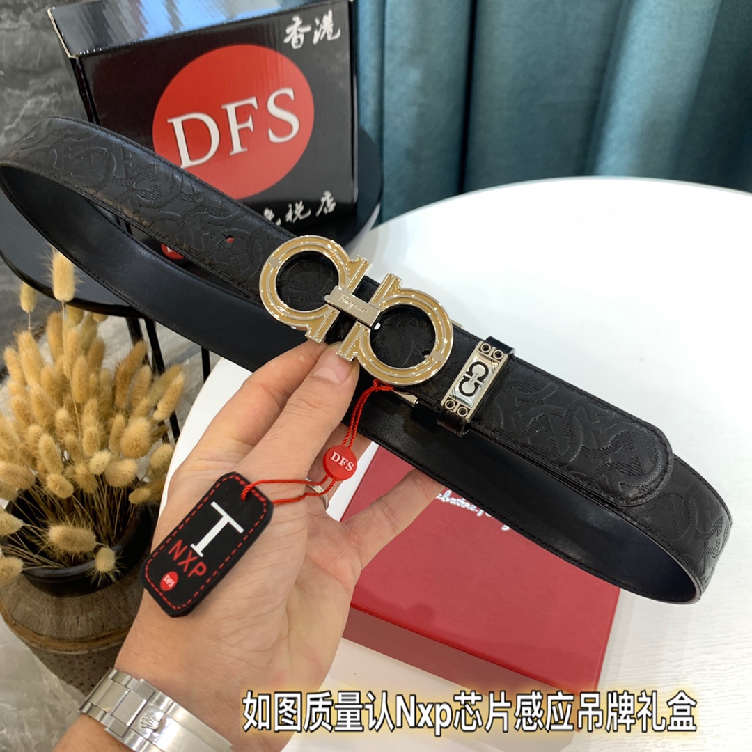 Streetwear Belt Ferragamo 319638 size:3.5cm - vstockx