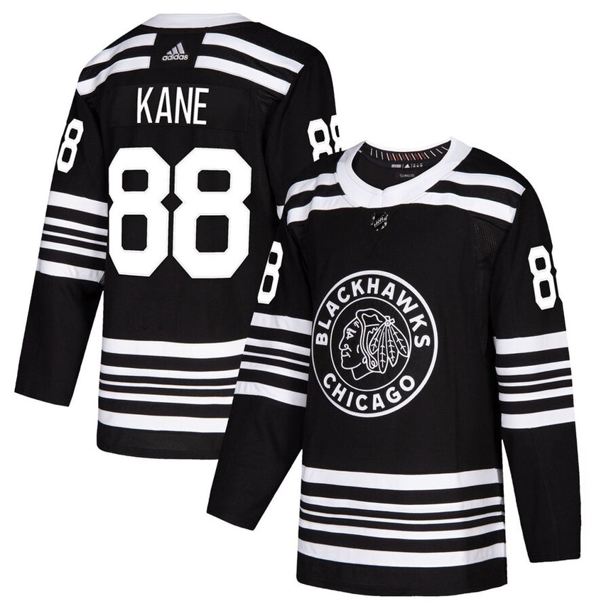 Men's Chicago Blackhawks Patrick Kane adidas Black Alternate 2019/20 Authentic Player Jersey - vstockx