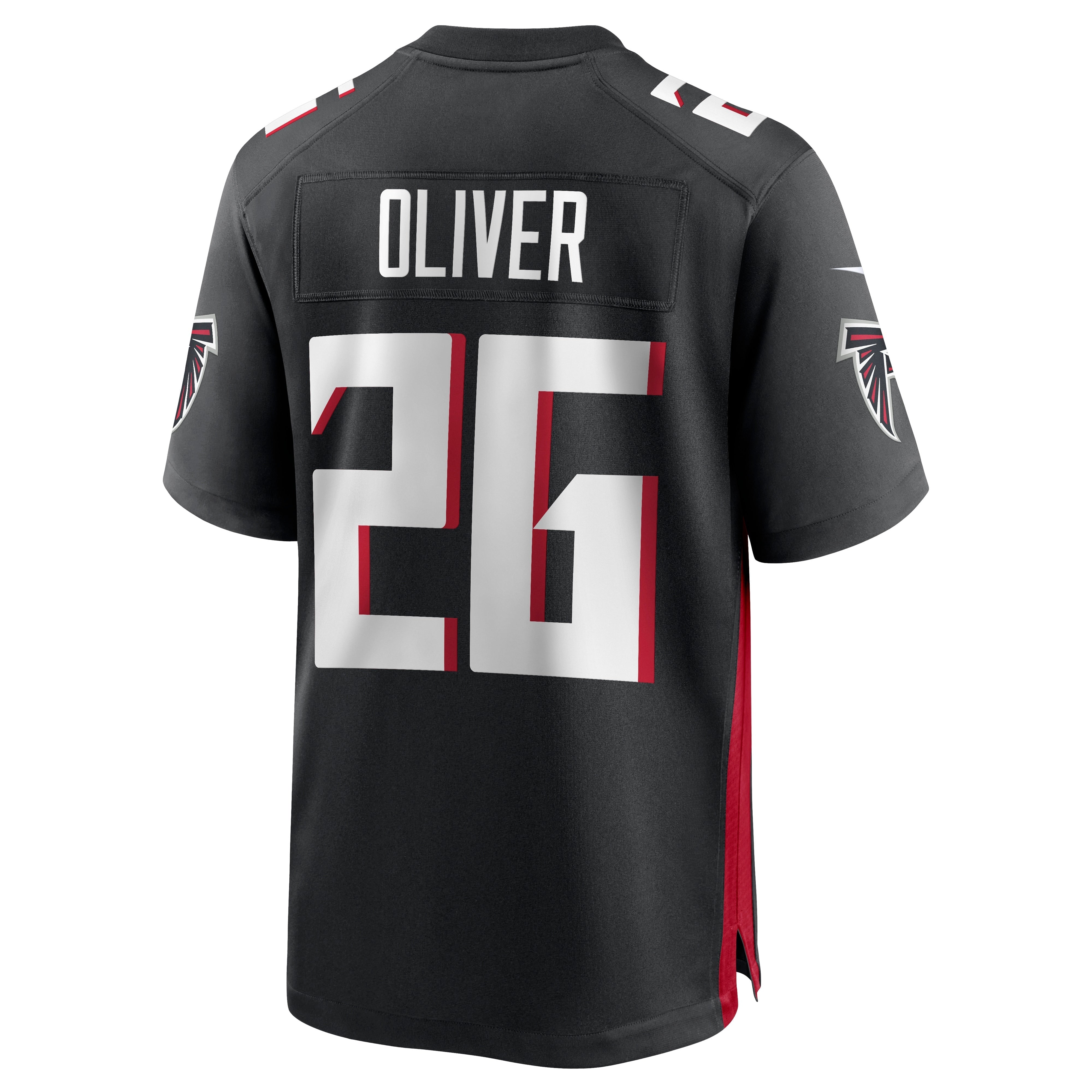Men's Nike Isaiah Oliver Black Atlanta Falcons Game Jersey - vstockx