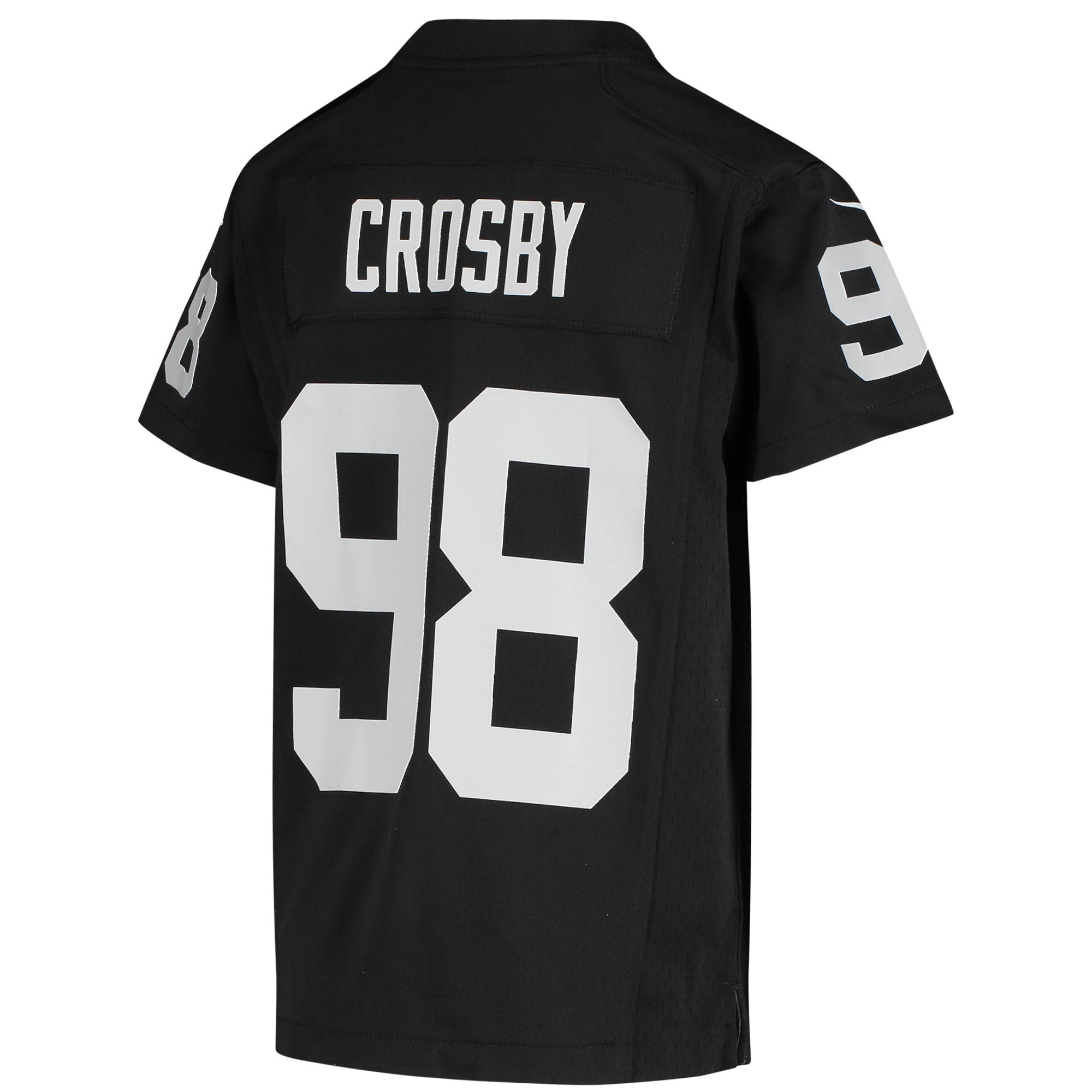 Maxx Crosby Las Vegas Raiders Nike Youth Game Jersey - Black - vstockx
