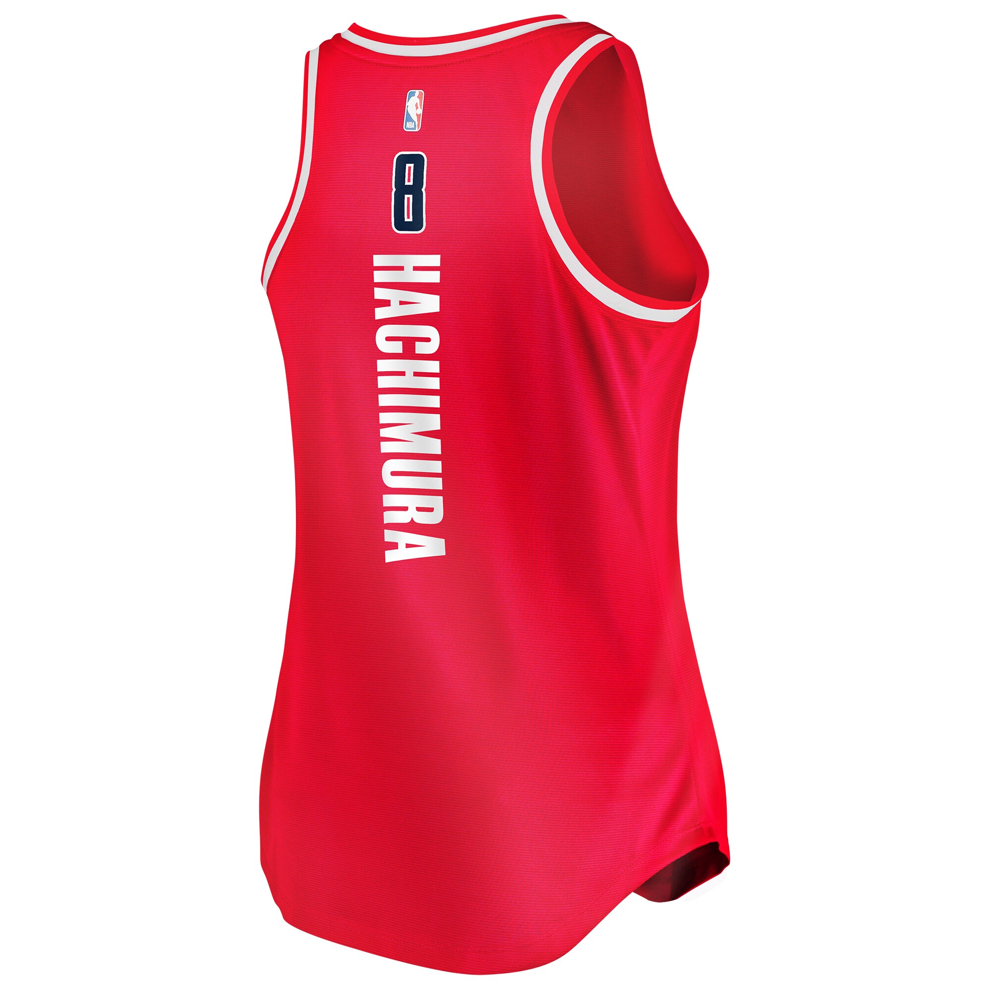 Rui Hachimura Washington Wizards Fanatics Branded Women's 2019/20 Fast Break Team Tank Jersey - Icon Edition - Red - vstockx