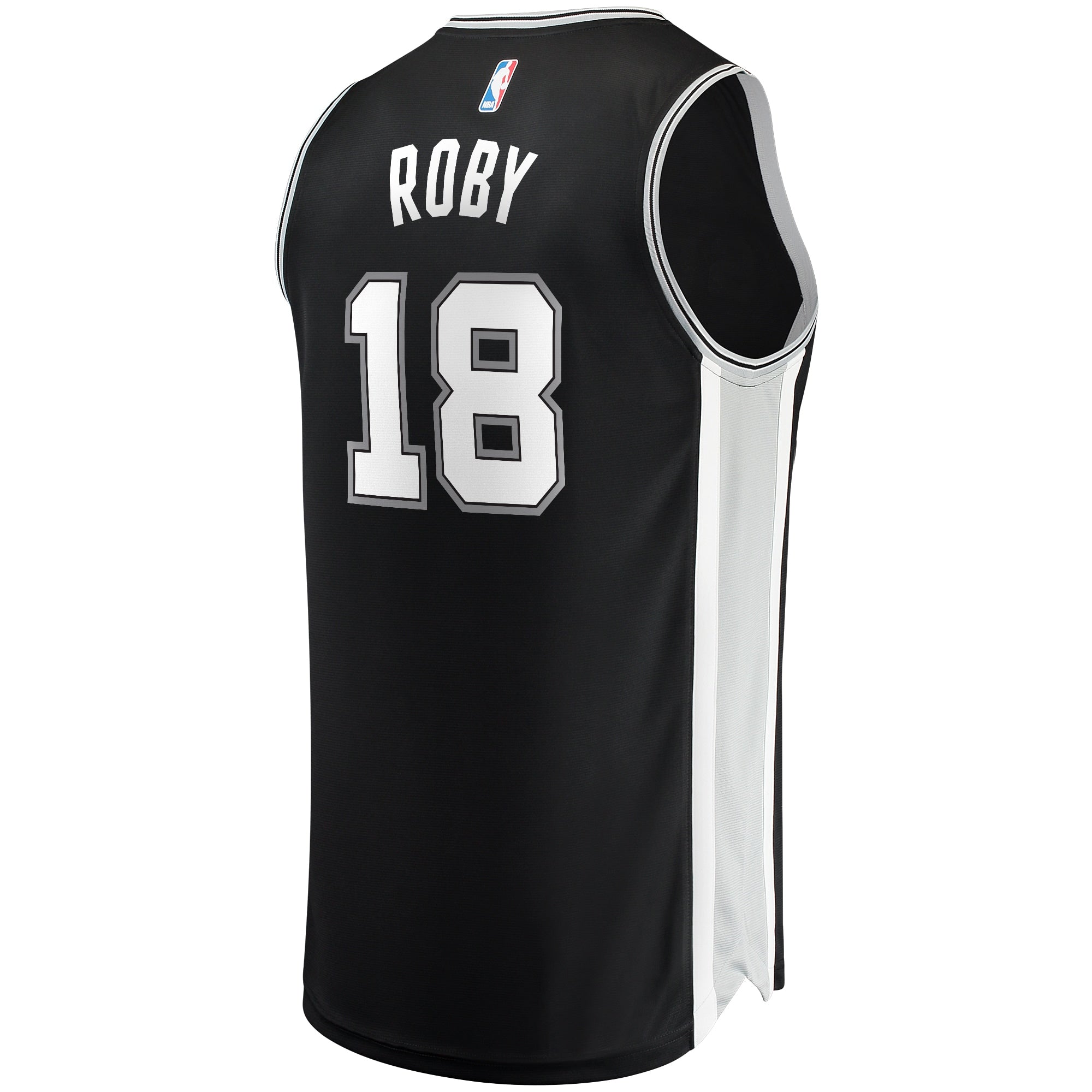 Men's Fanatics Branded Isaiah Roby Black San Antonio Spurs Fast Break Replica Jersey - Icon Edition - vstockx