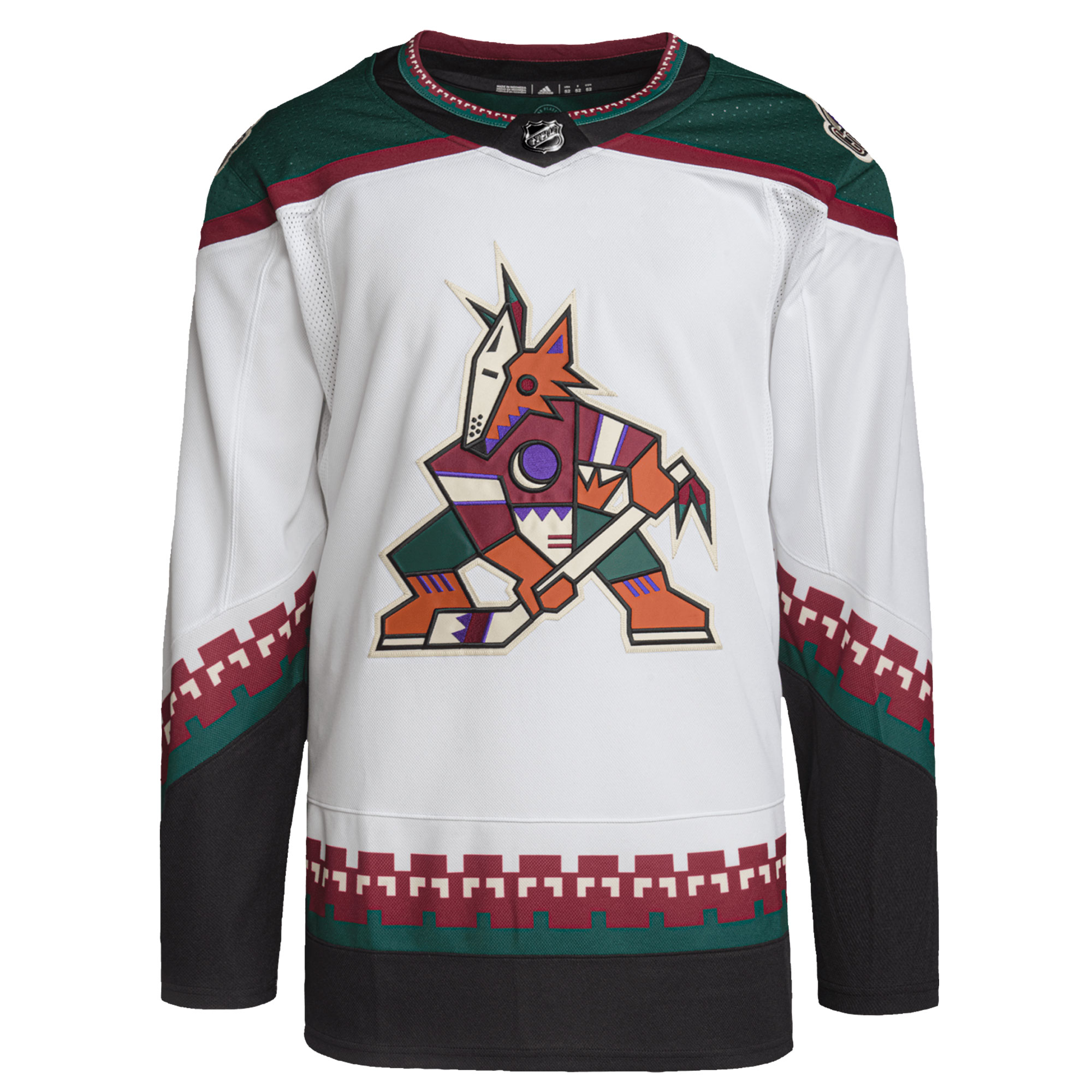 Arizona Coyotes adidas Away Primegreen Authentic Pro Blank Jersey - White - vstockx