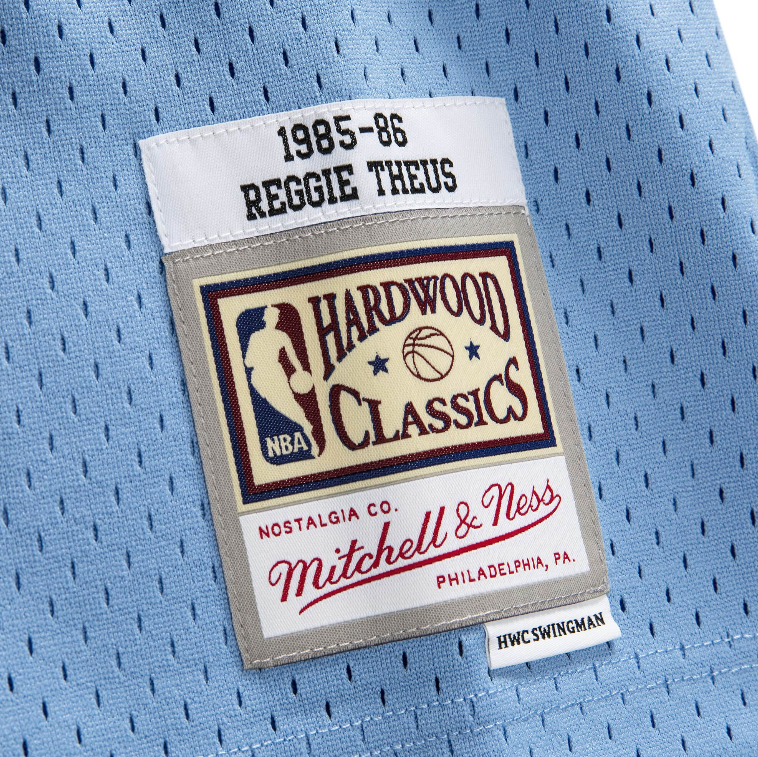 Men's Reggie Theus Sacramento Kings 1985-86 Powder Blue Swingman Replica Jersey By Mitchell & Ness - vstockx