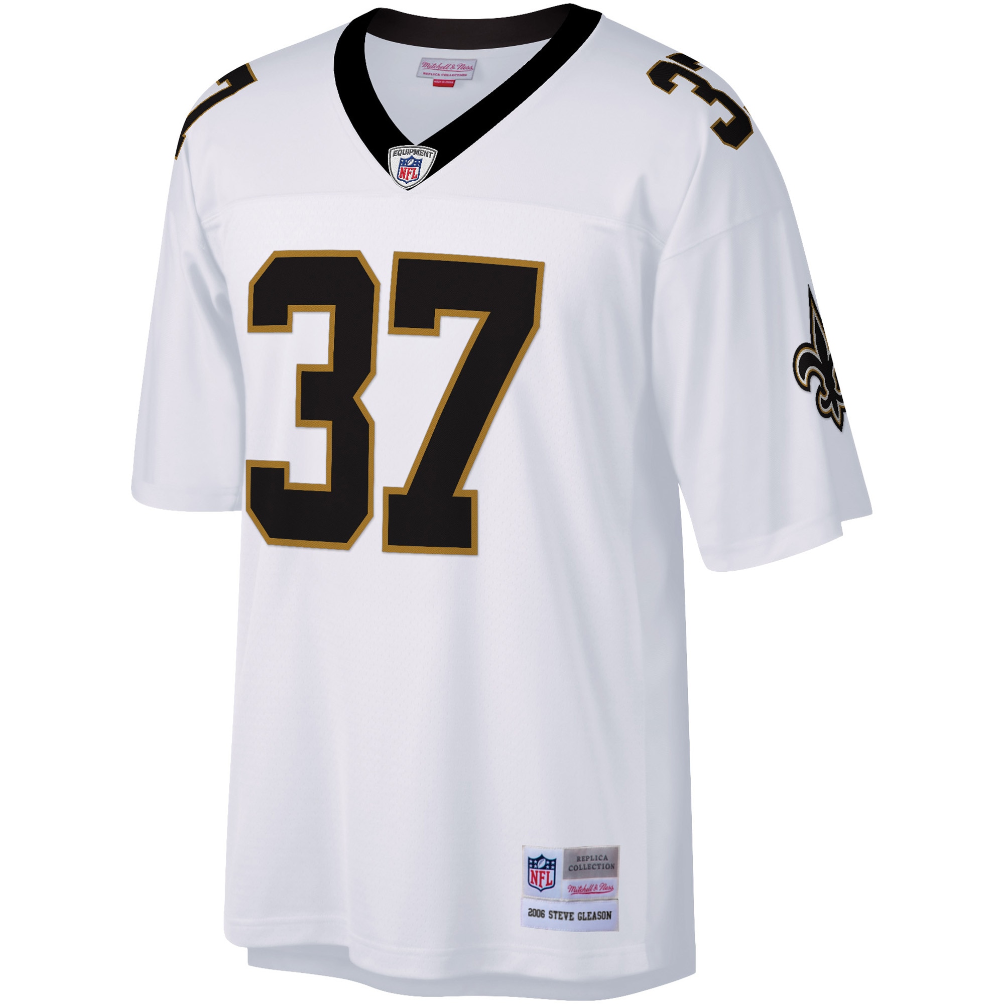 Steve Gleason New Orleans Saints Mitchell & Ness Legacy Replica Jersey - White - vstockx