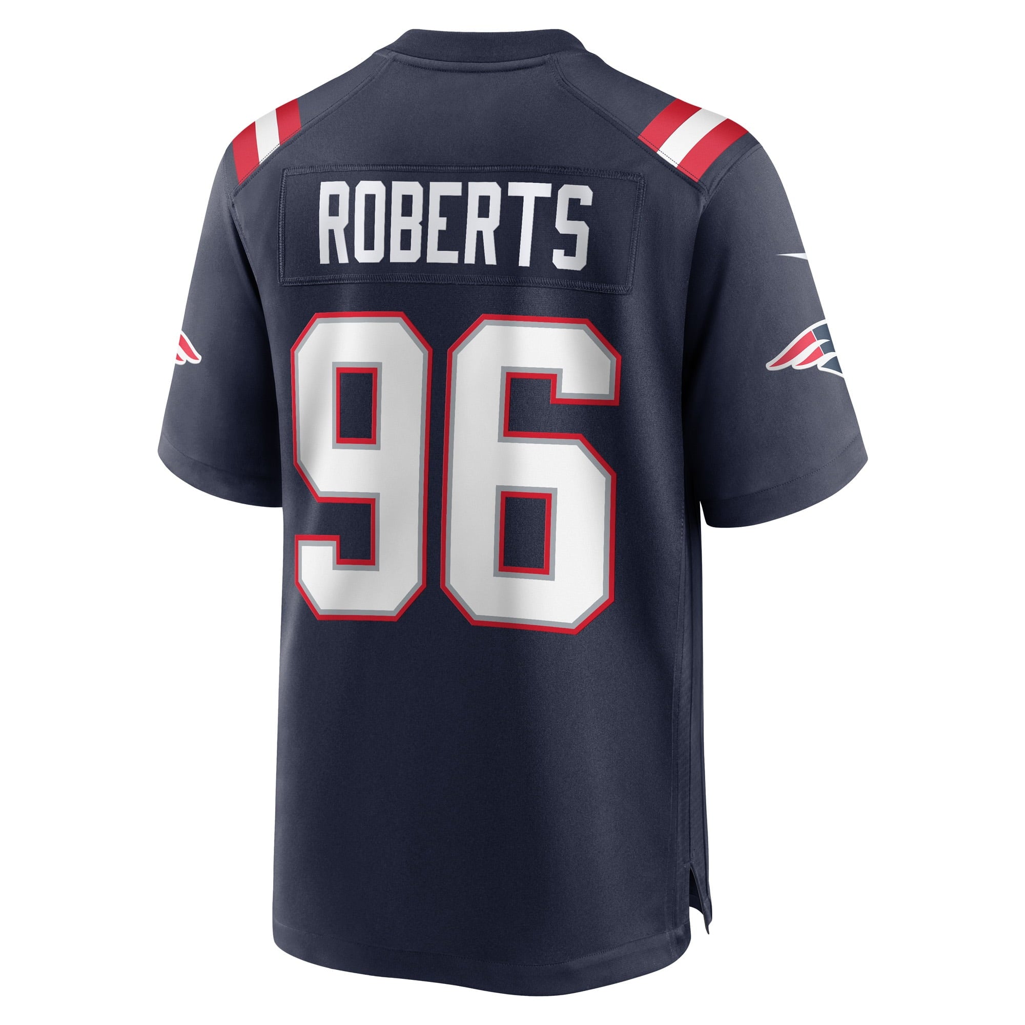 Men's Nike Sam Roberts Navy New England Patriots Game Player Jersey - vstockx