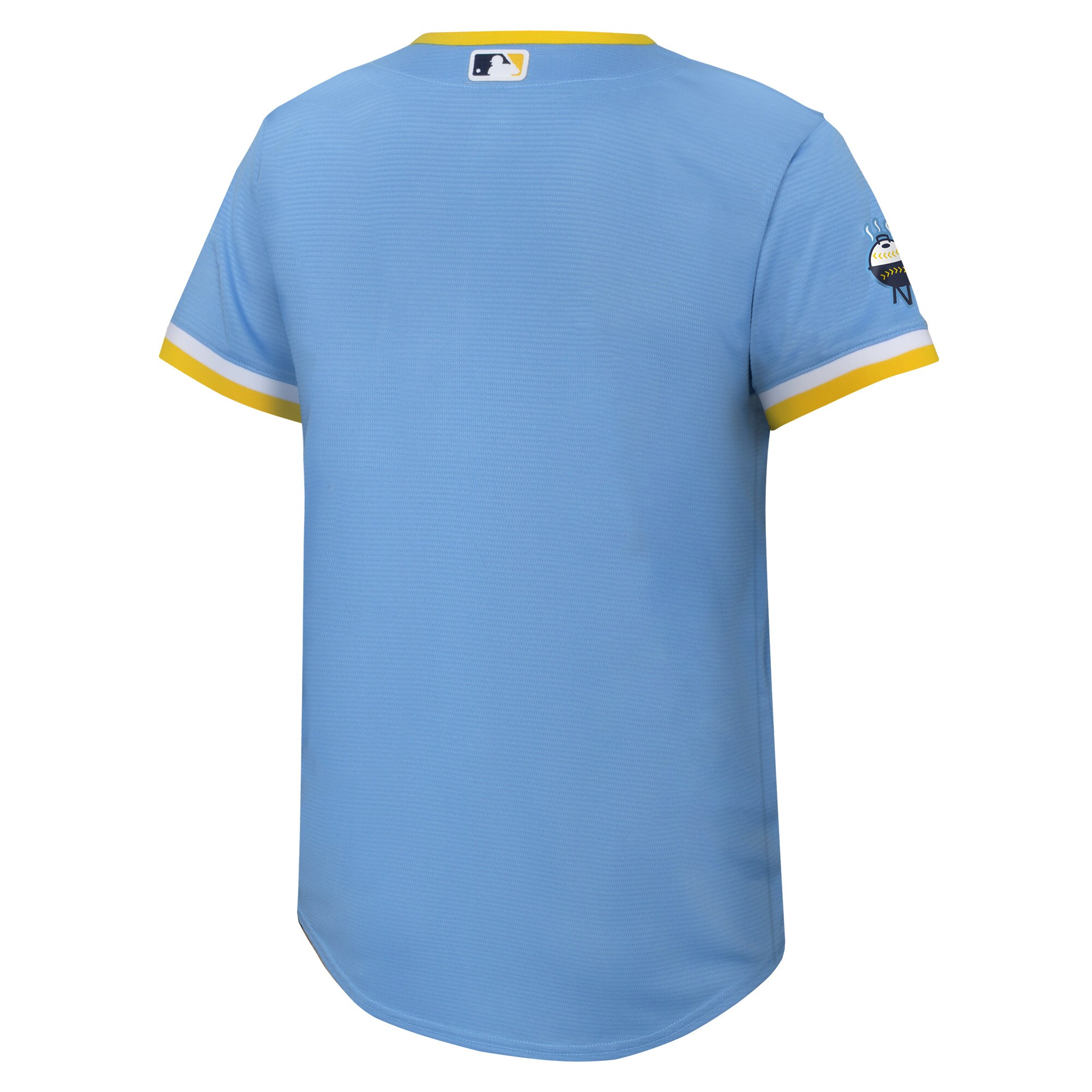 Milwaukee Brewers Nike Toddler 2022 City Connect Replica Team Jersey - Powder Blue - vstockx