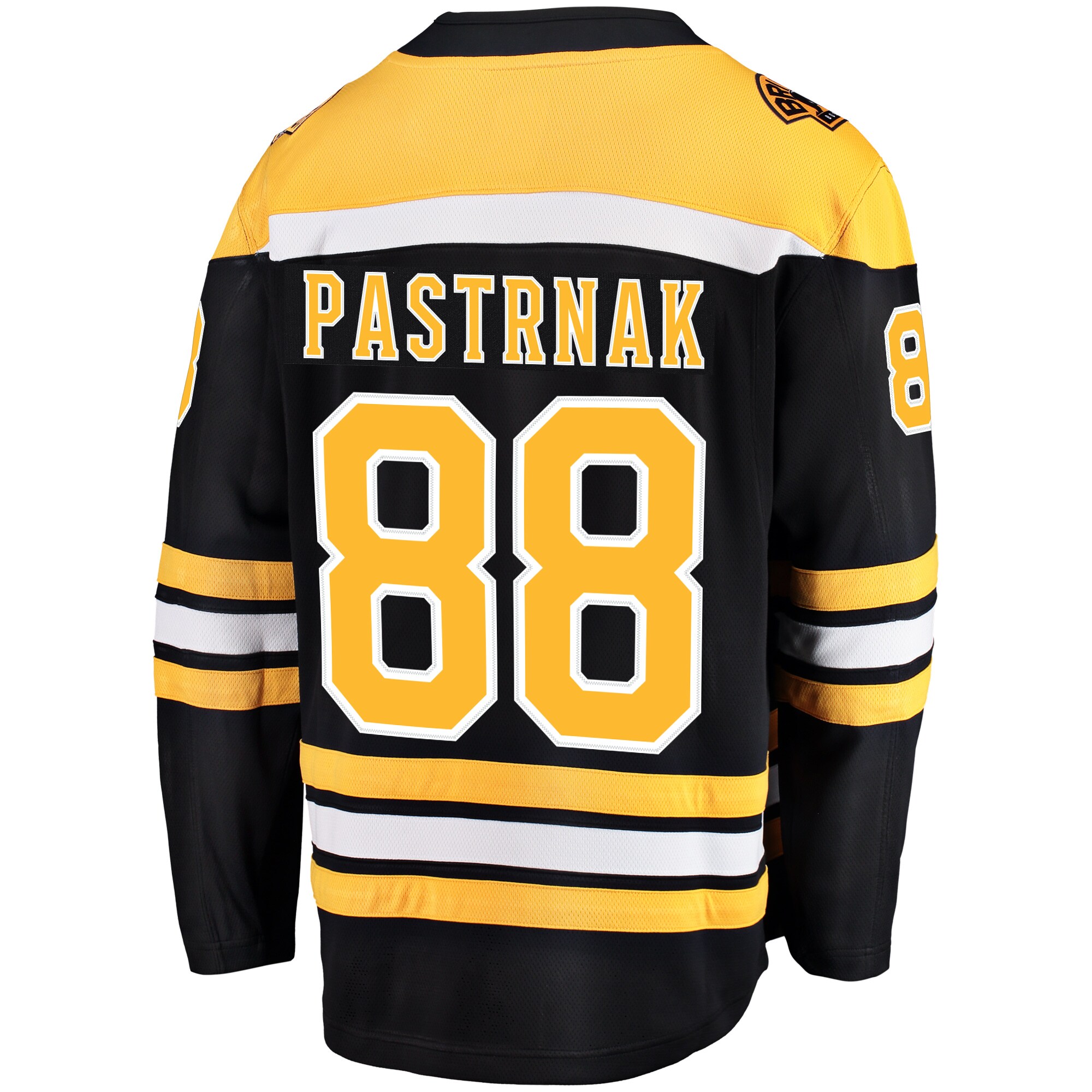 David Pastrnak Boston Bruins Fanatics Branded Home Premier Breakaway Player Jersey - Black - vstockx