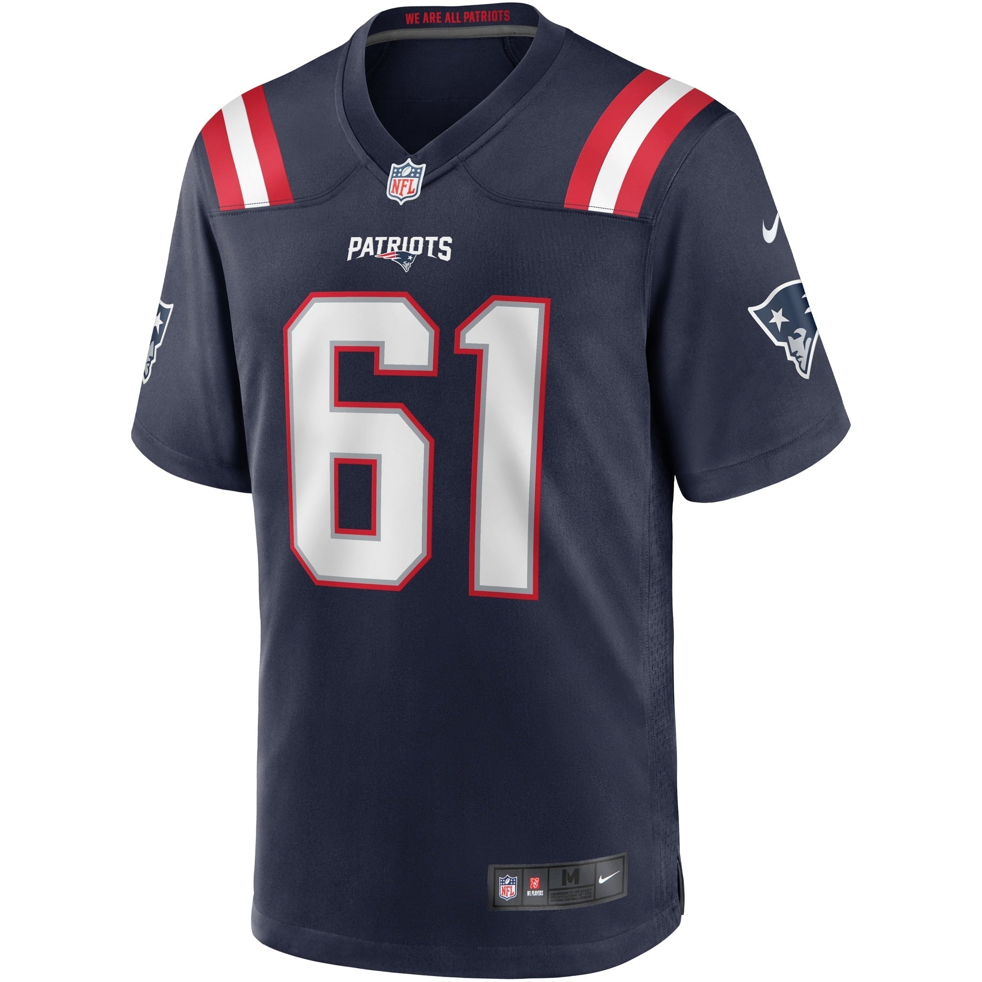 Men's Nike Marcus Cannon Navy New England Patriots Game Jersey - vstockx