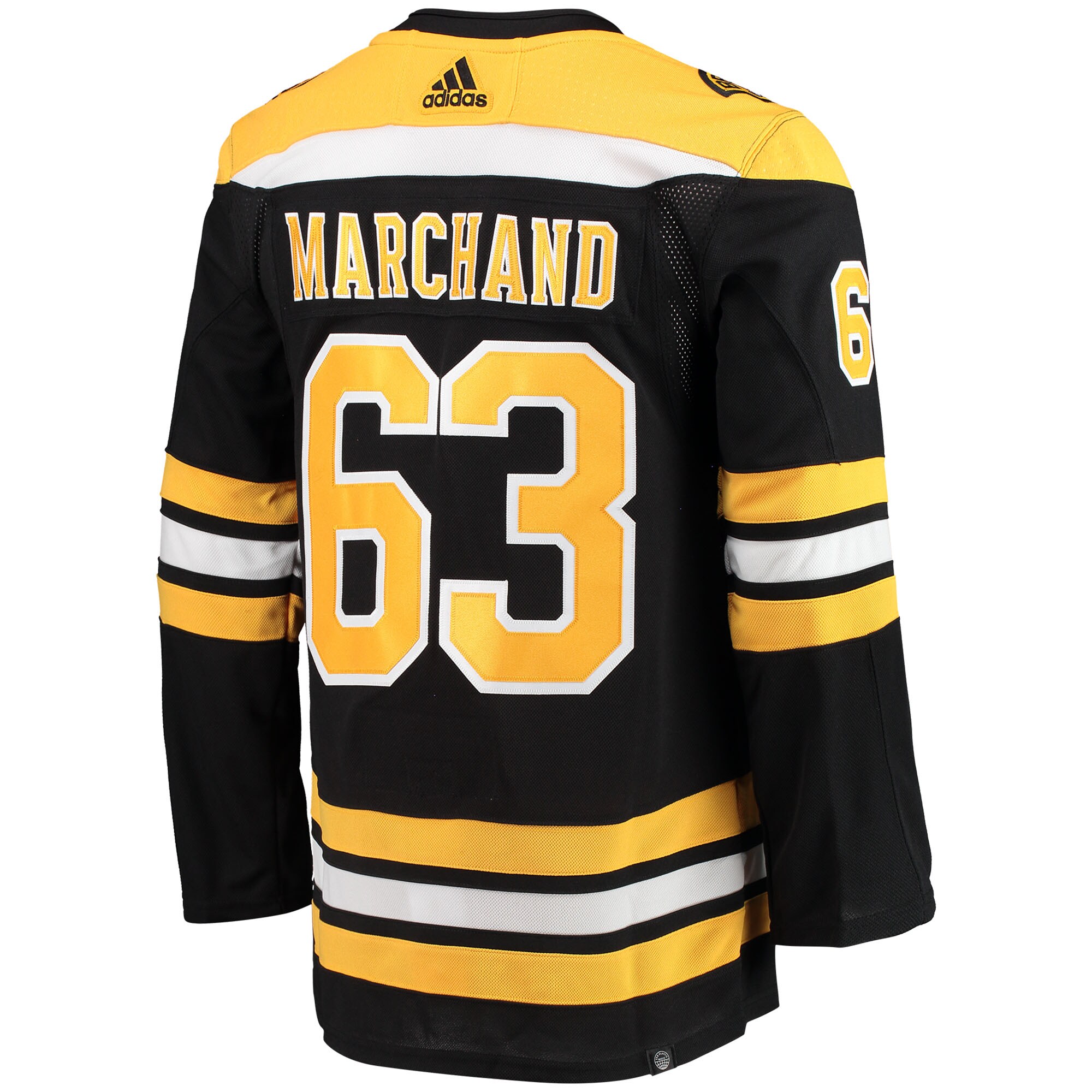 Brad Marchand Boston Bruins adidas Home Primegreen Authentic Pro Player Jersey - Black - vstockx