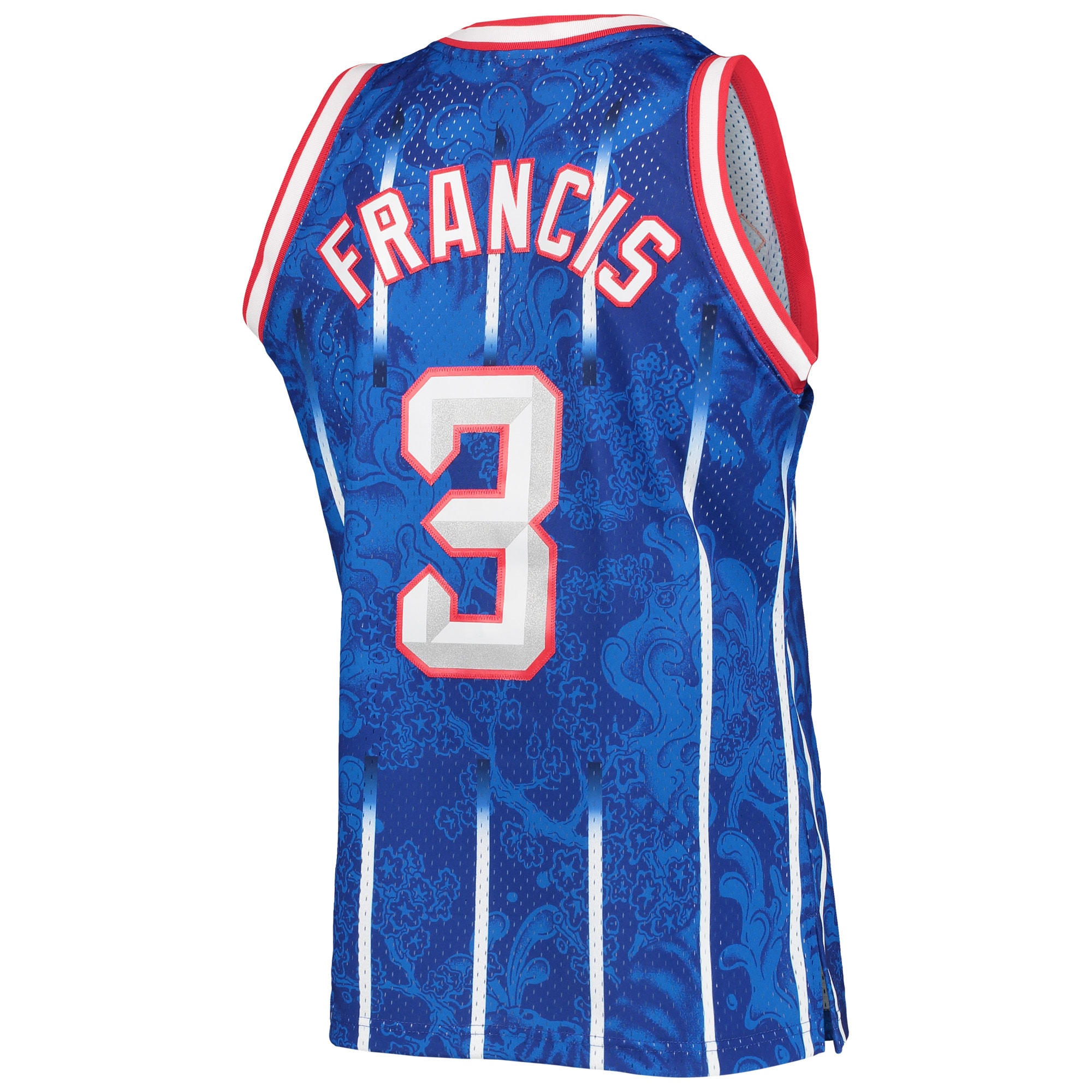 Steve Francis Houston Rockets Mitchell & Ness Hardwood Classics 1999/00 Lunar New Year Swingman Jersey - Blue - vstockx