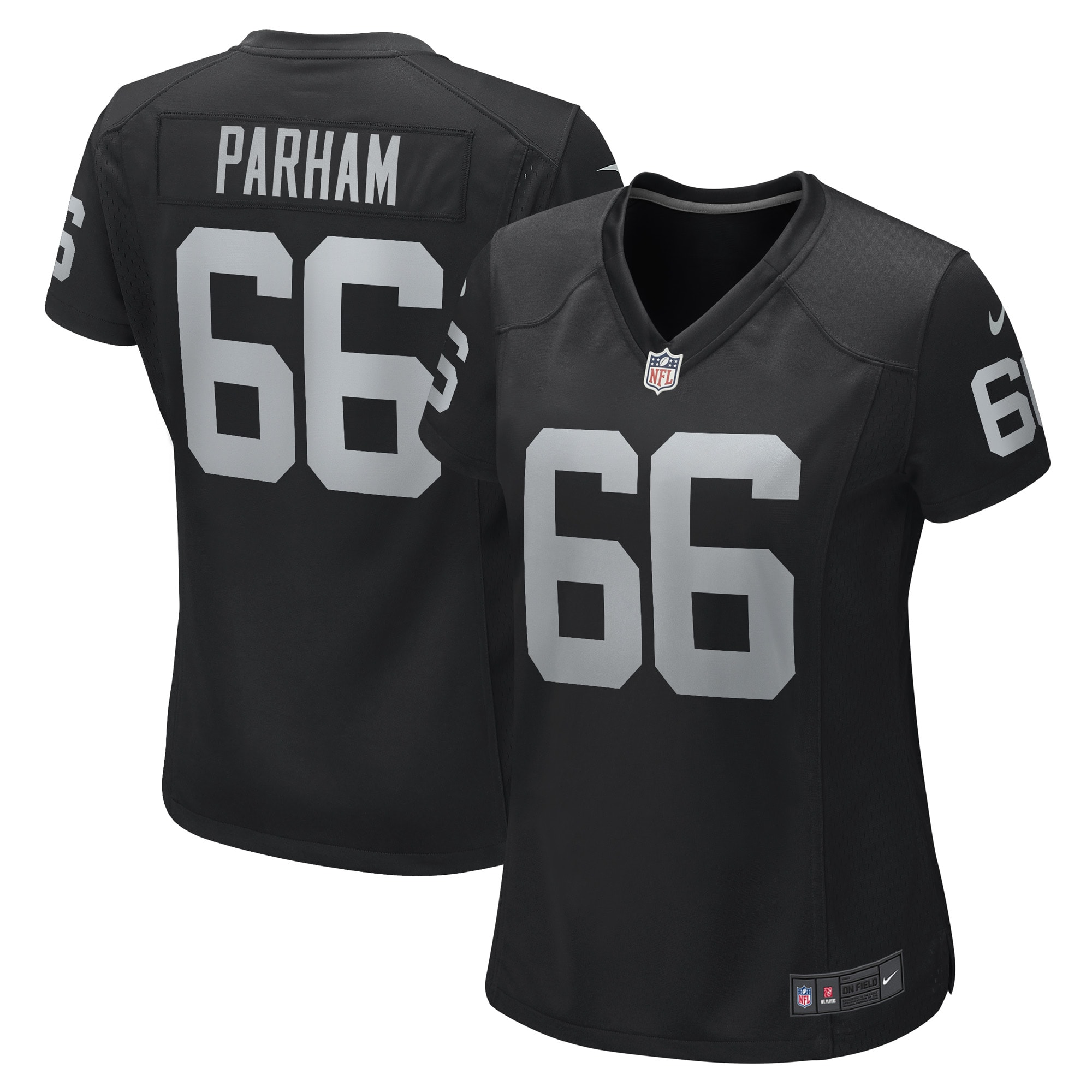 Dylan Parham Las Vegas Raiders Nike Women's Game Player Jersey - Black - vstockx