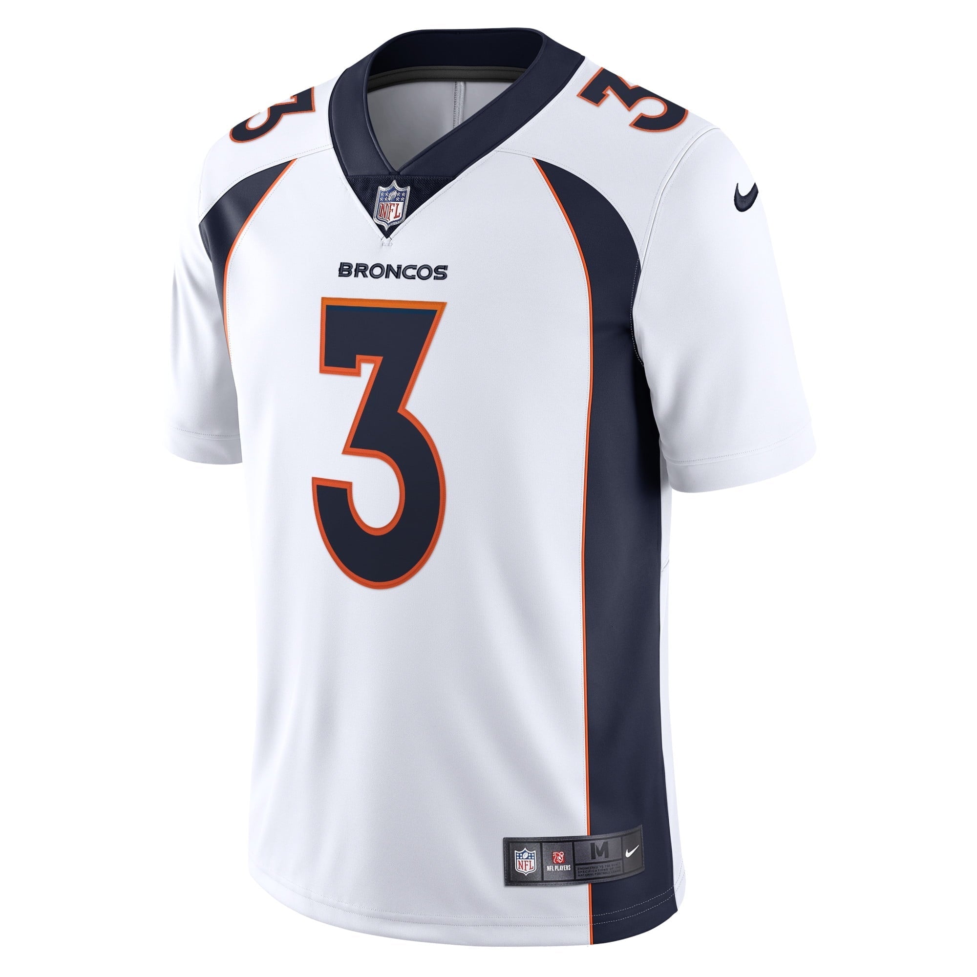 Men's Nike Russell Wilson White Denver Broncos Team Vapor Limited Jersey - vstockx