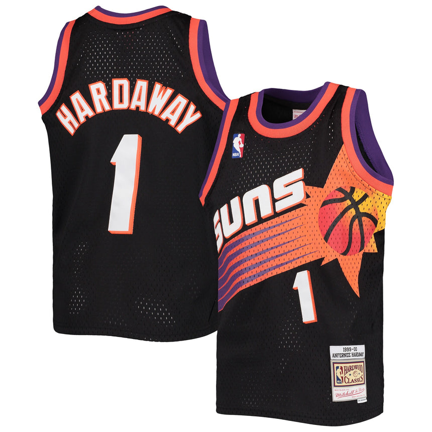 Youth Phoenix Suns Anfernee Penny Hardaway Mitchell & Ness Black Hardwood Classics Swingman Jersey - vstockx