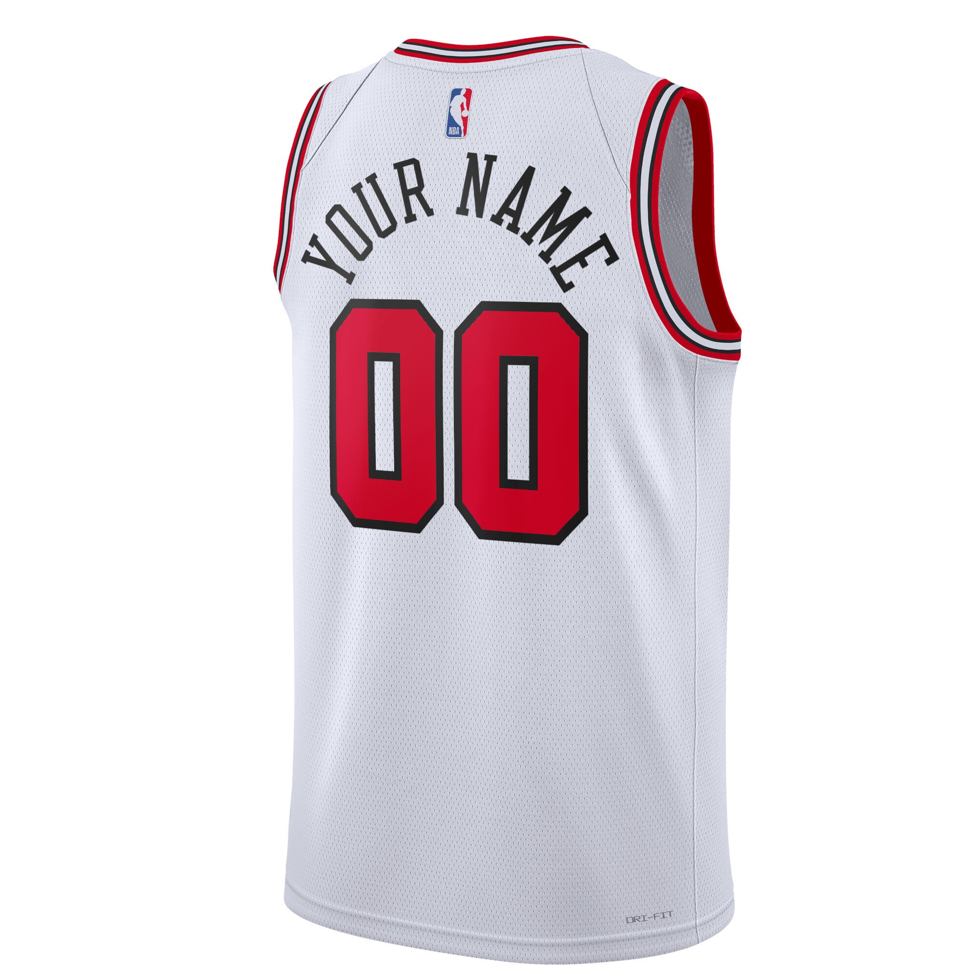 Chicago Bulls Nike Unisex Swingman Custom Jersey White - Icon Edition - vstockx