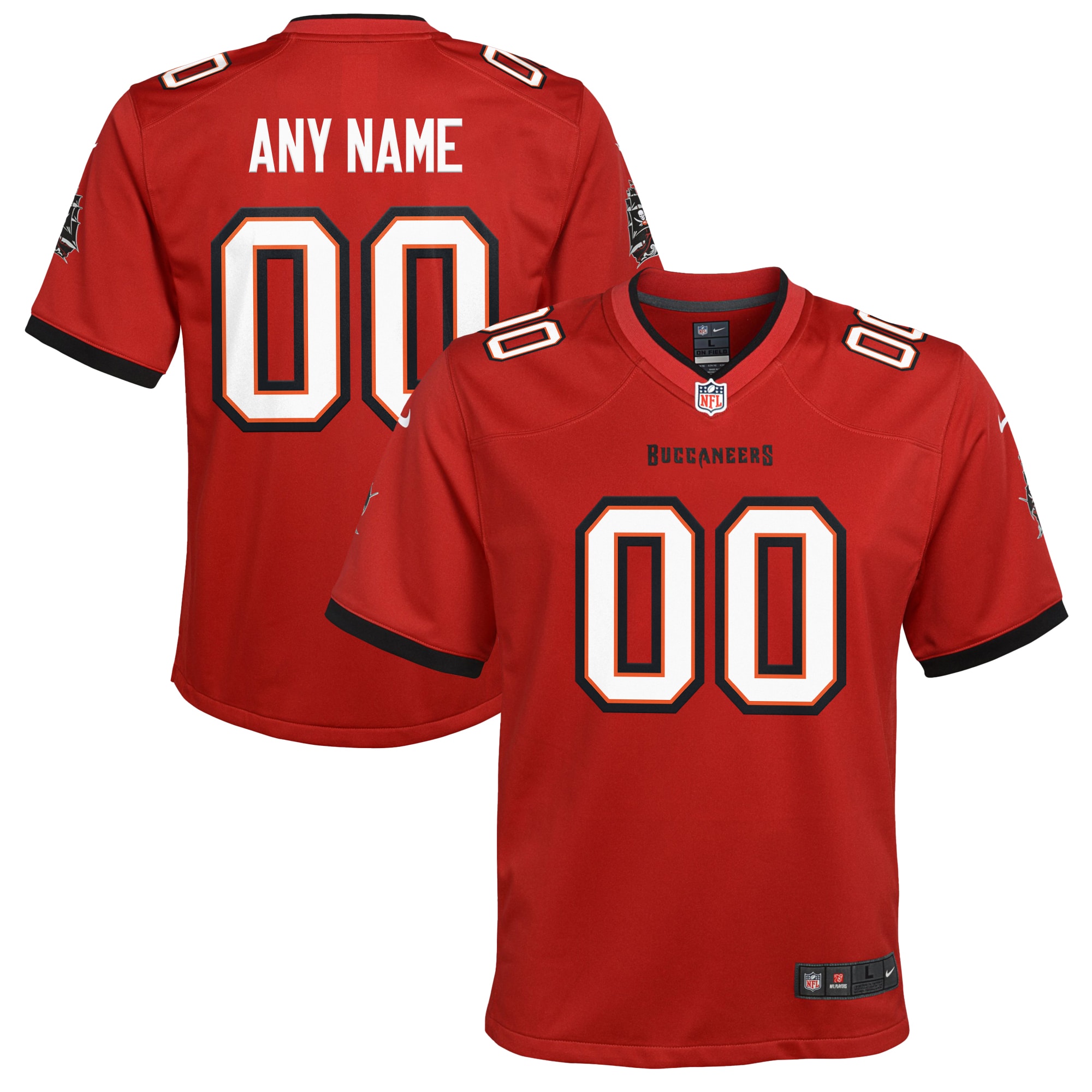 Nike Tampa Bay Buccaneers Youth Custom Game Jersey - Red - vstockx
