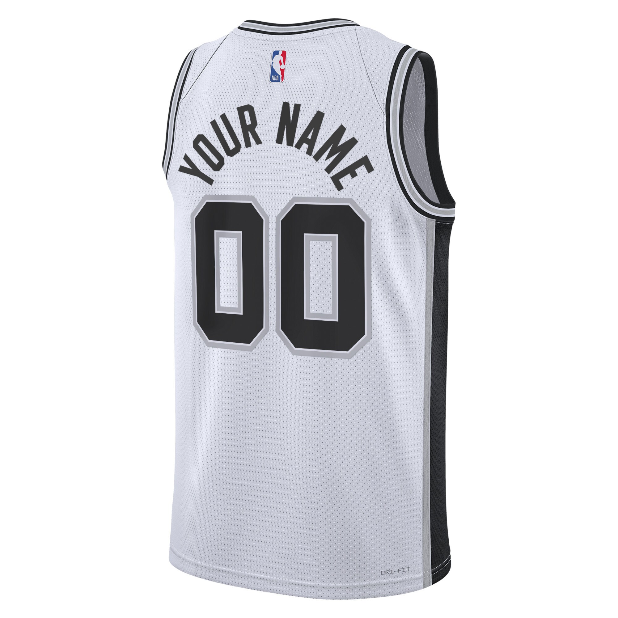 San Antonio Spurs Nike Unisex Swingman Custom Jersey White - Icon Edition - vstockx