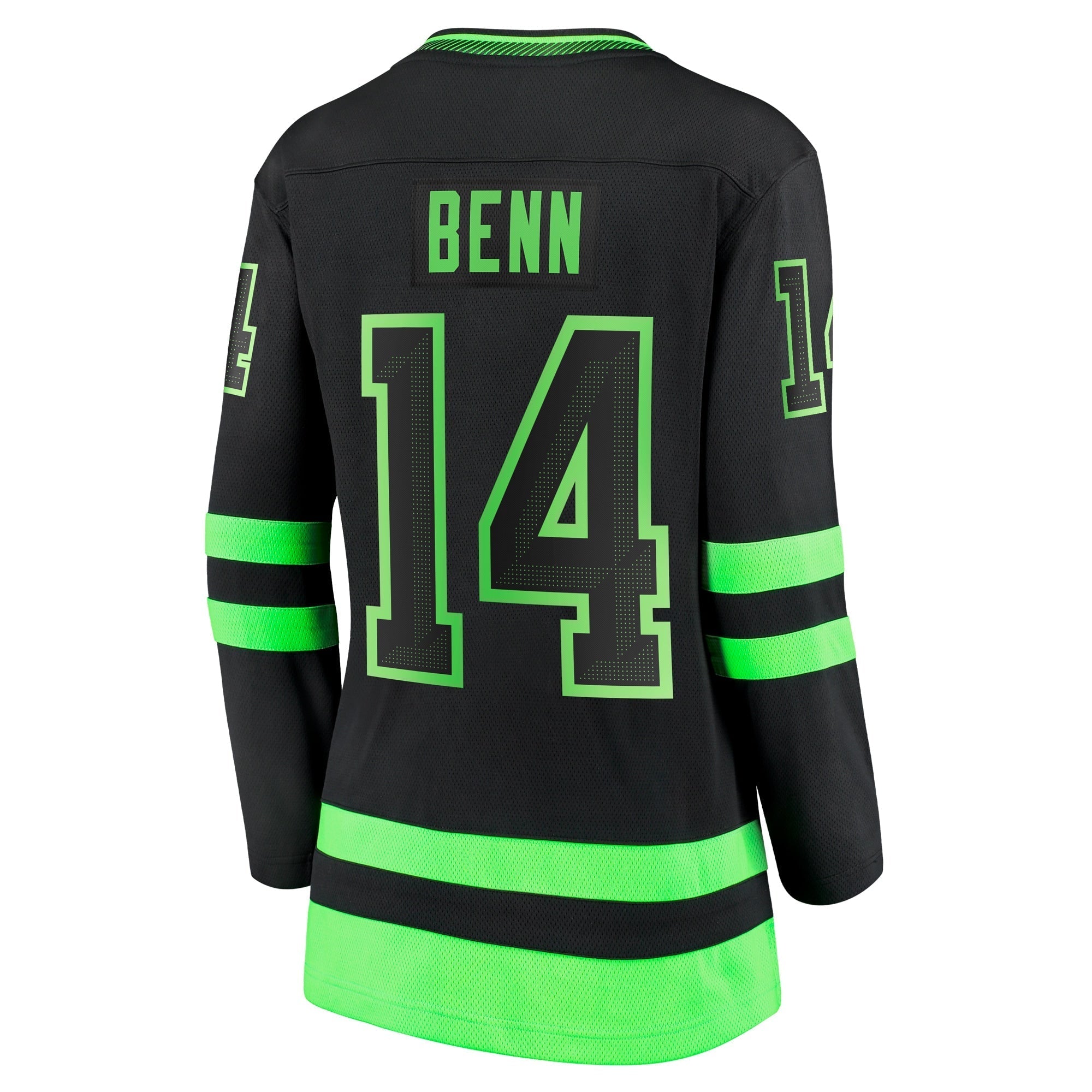 Women's Fanatics Branded Jamie Benn Black Dallas Stars 2020/21 Alternate Premier Breakaway Player Jersey - vstockx
