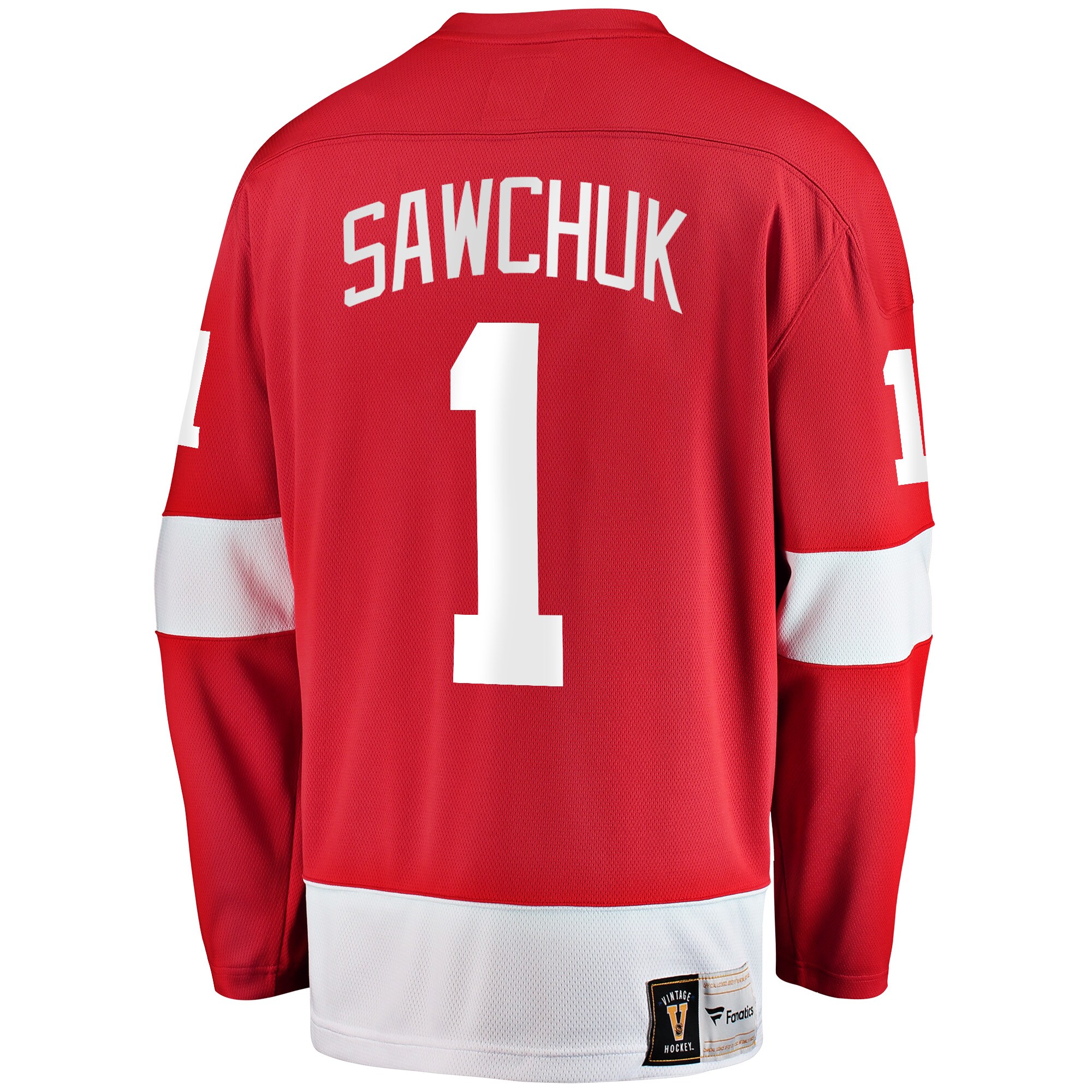 Terry Sawchuk Detroit Red Wings Fanatics Branded Premier Breakaway Retired Player Jersey - Red - vstockx