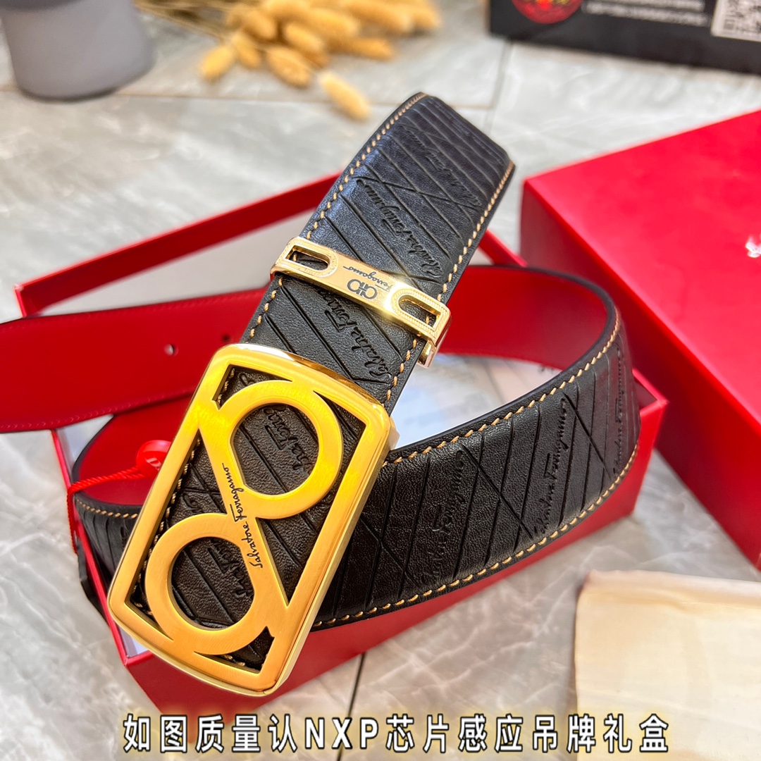 Streetwear Belt Ferragamo 320059 size:3.5cm - vstockx