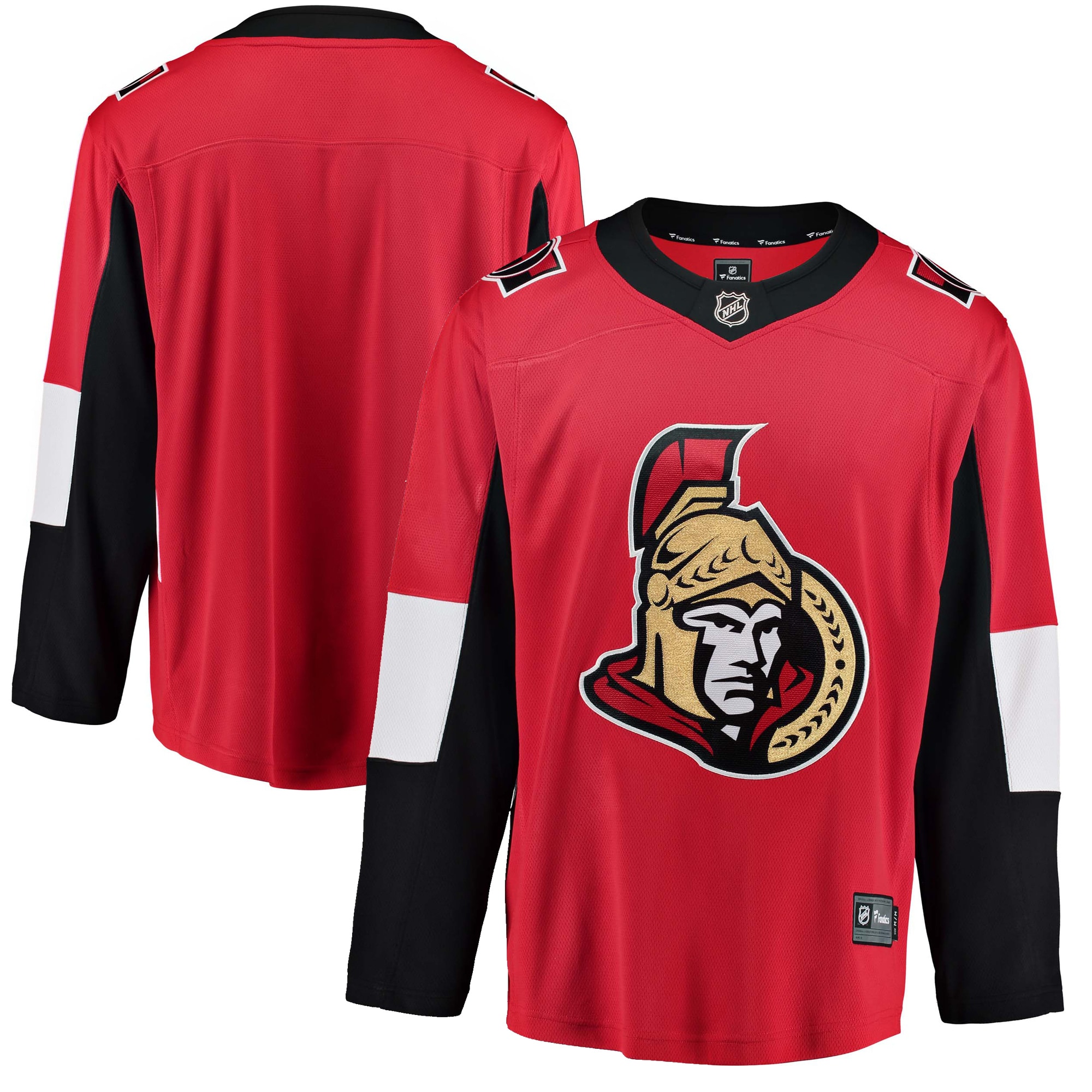Ottawa Senators Fanatics Branded Youth Breakaway Home Jersey - Red - vstockx