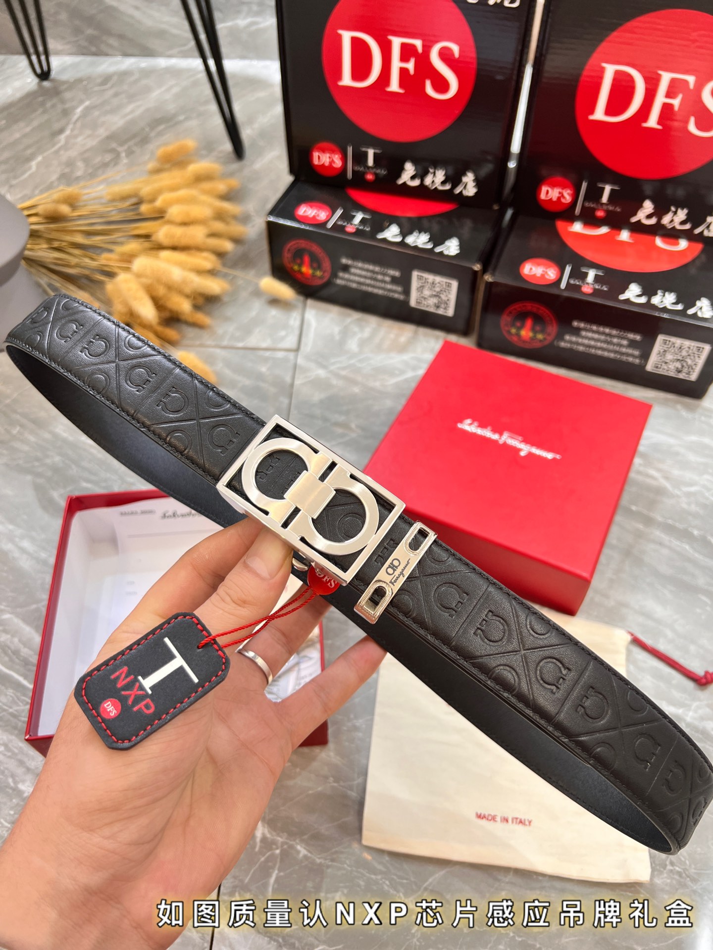 Streetwear Belt Ferragamo 319972 size:3.5cm - vstockx