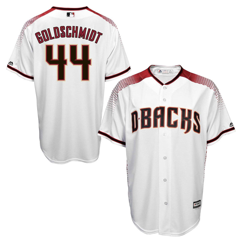 Men's Arizona Diamondbacks Paul Goldschmidt Replica Home Jersey - White - vstockx