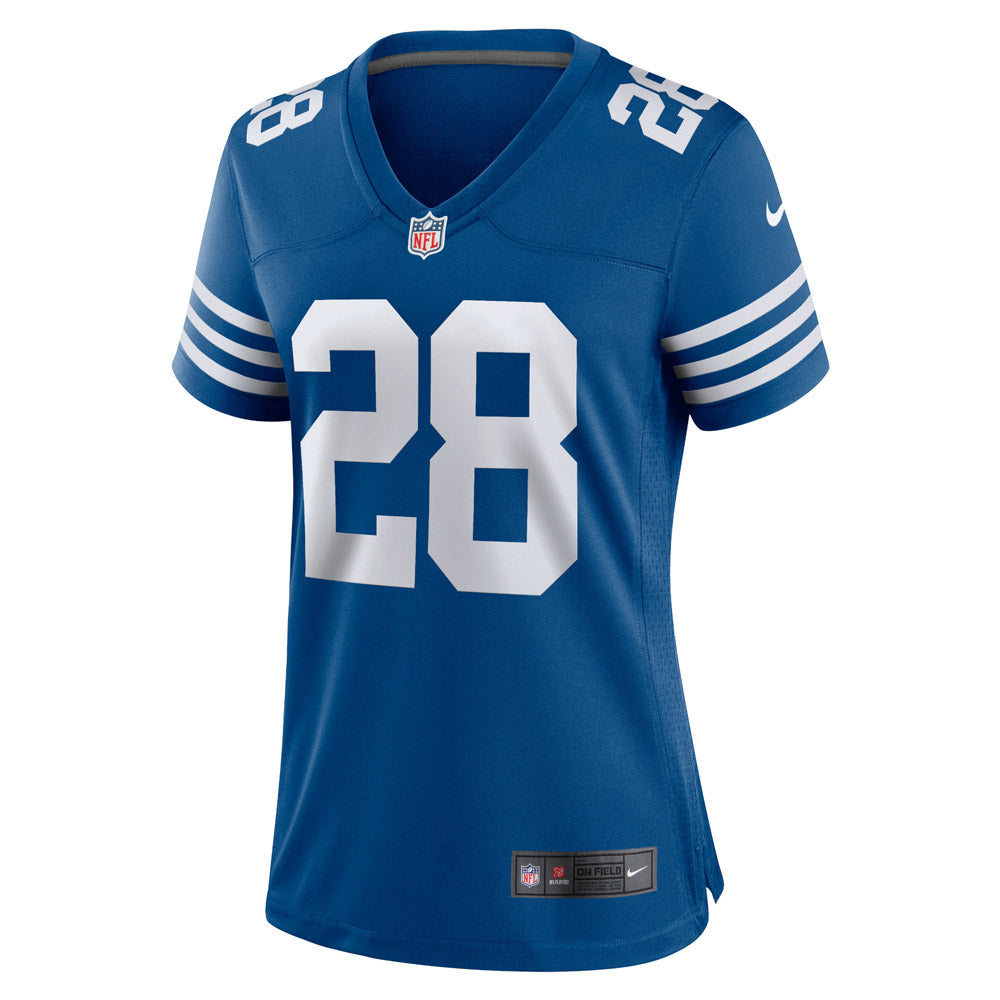 Women's Indianapolis Colts Jonathan Taylor Alternate Game Jersey Royal Blue - vstockx
