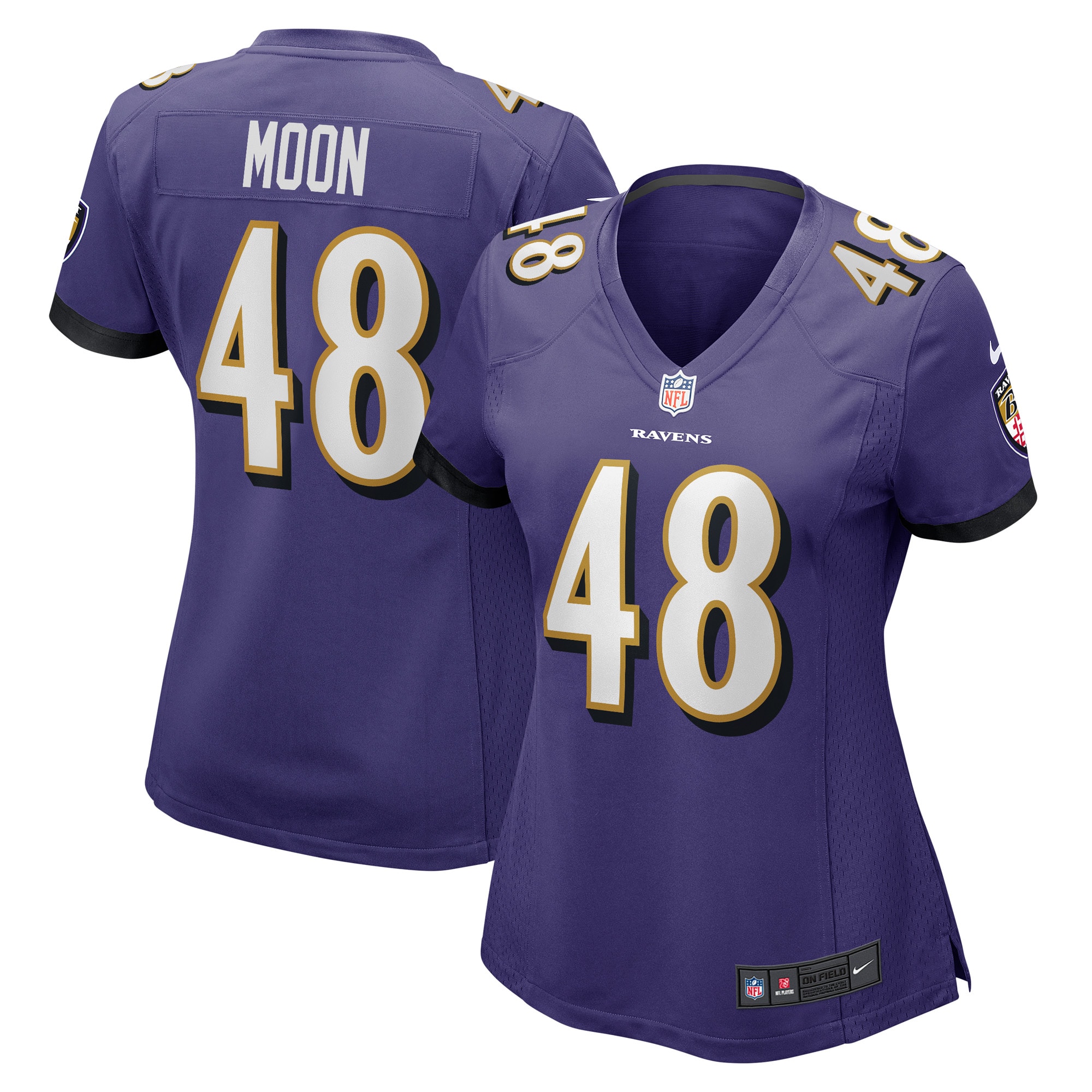 Jeremiah Moon Baltimore Ravens Nike Women's Game Player Jersey - Purple - vstockx