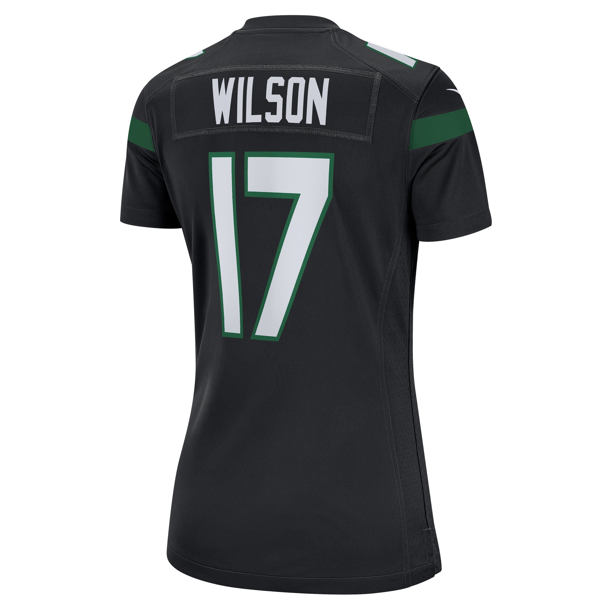 Garrett Wilson New York Jets Nike Women's Alternate Game Player Jersey - Stealth Black - vstockx