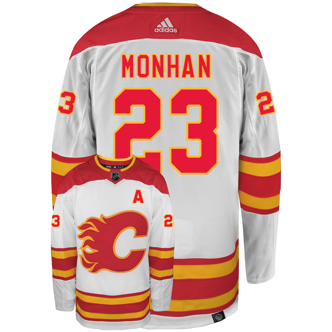 Sean Monahan Calgary Flames Adidas Primegreen Authentic NHL Hockey Jersey - vstockx