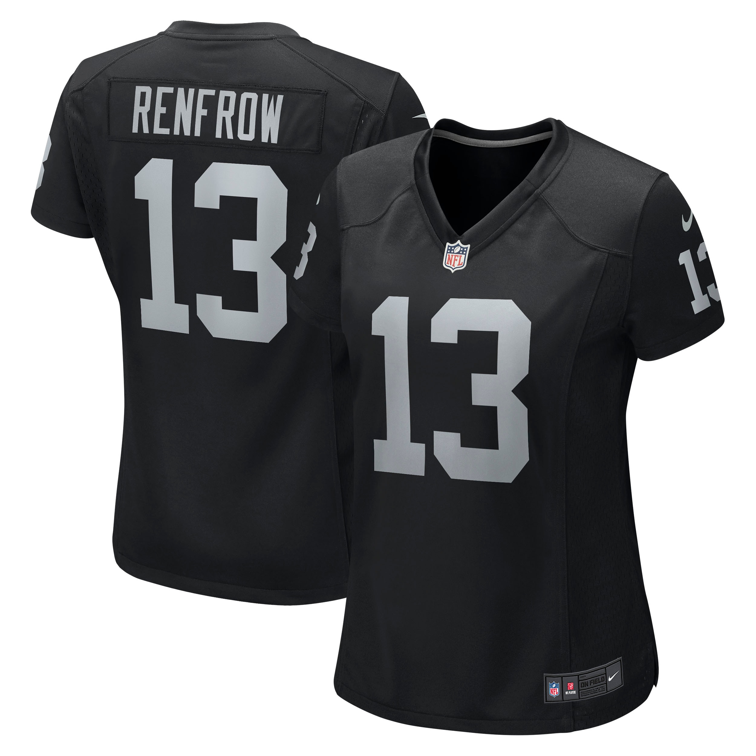 Hunter Renfrow Las Vegas Raiders Nike Women's Game Jersey - Black - vstockx