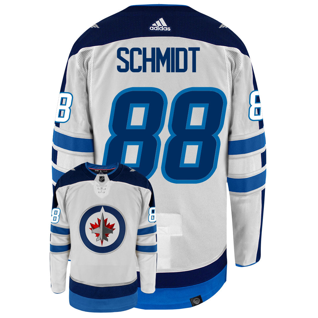 Nate Schmidt Winnipeg Jets Adidas Primegreen Authentic NHL Hockey Jersey - vstockx
