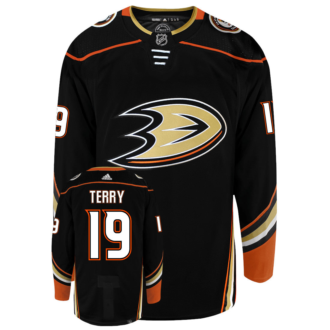 Troy Terry Anaheim Ducks Adidas Primegreen Authentic NHL Hockey Jersey - vstockx