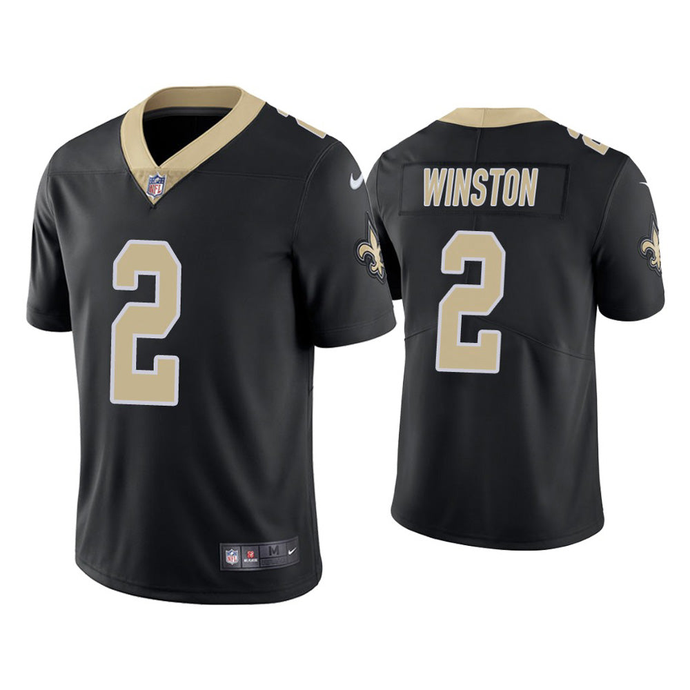 Youth New Orleans Saints Jameis Winston Vapor Jersey - Black - vstockx