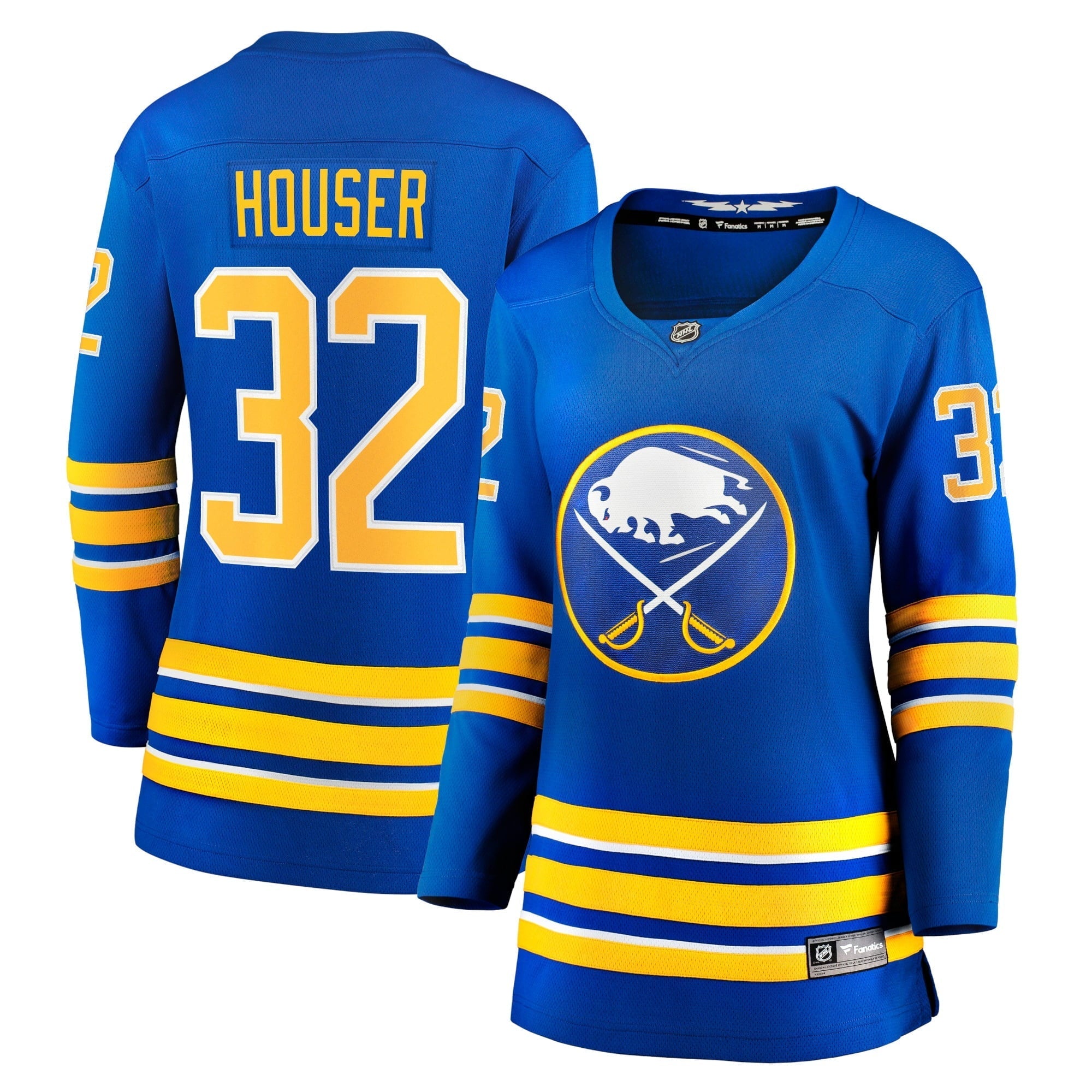 Women's Fanatics Branded Michael Houser Royal Buffalo Sabres Home Breakaway Jersey - vstockx