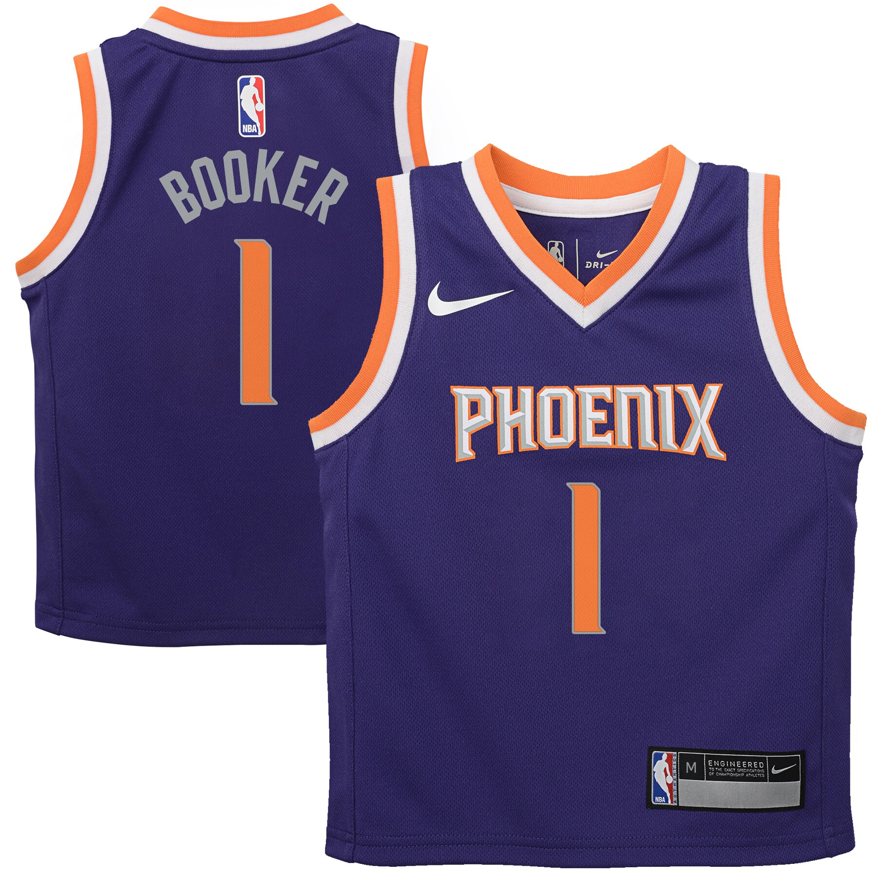 Devin Booker Phoenix Suns Nike Preschool Replica Jersey Purple - Icon Edition - vstockx
