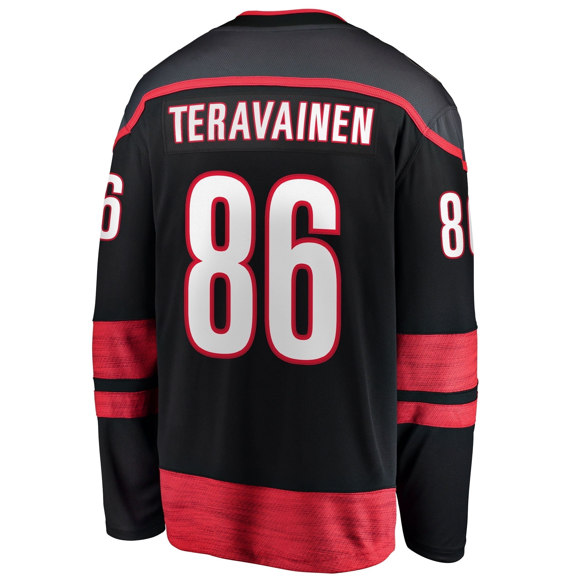 Men's Fanatics Branded Teuvo Teravainen Black Carolina Hurricanes Home Breakaway Player Jersey - vstockx