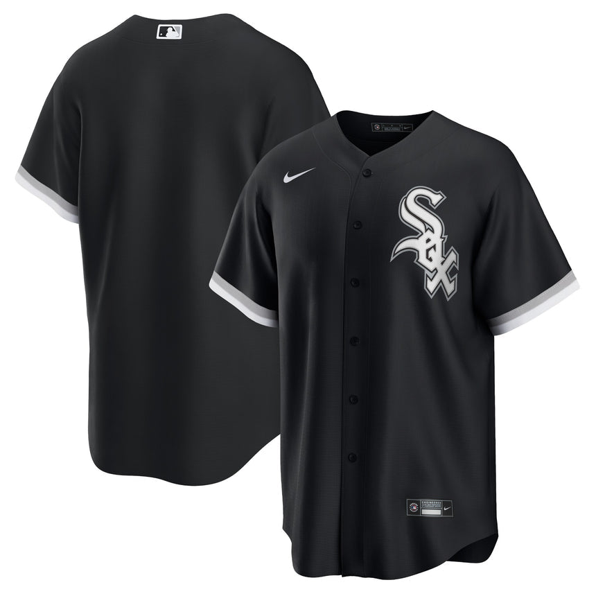 Men's Chicago White Sox Black Alternate Replica Jersey - vstockx