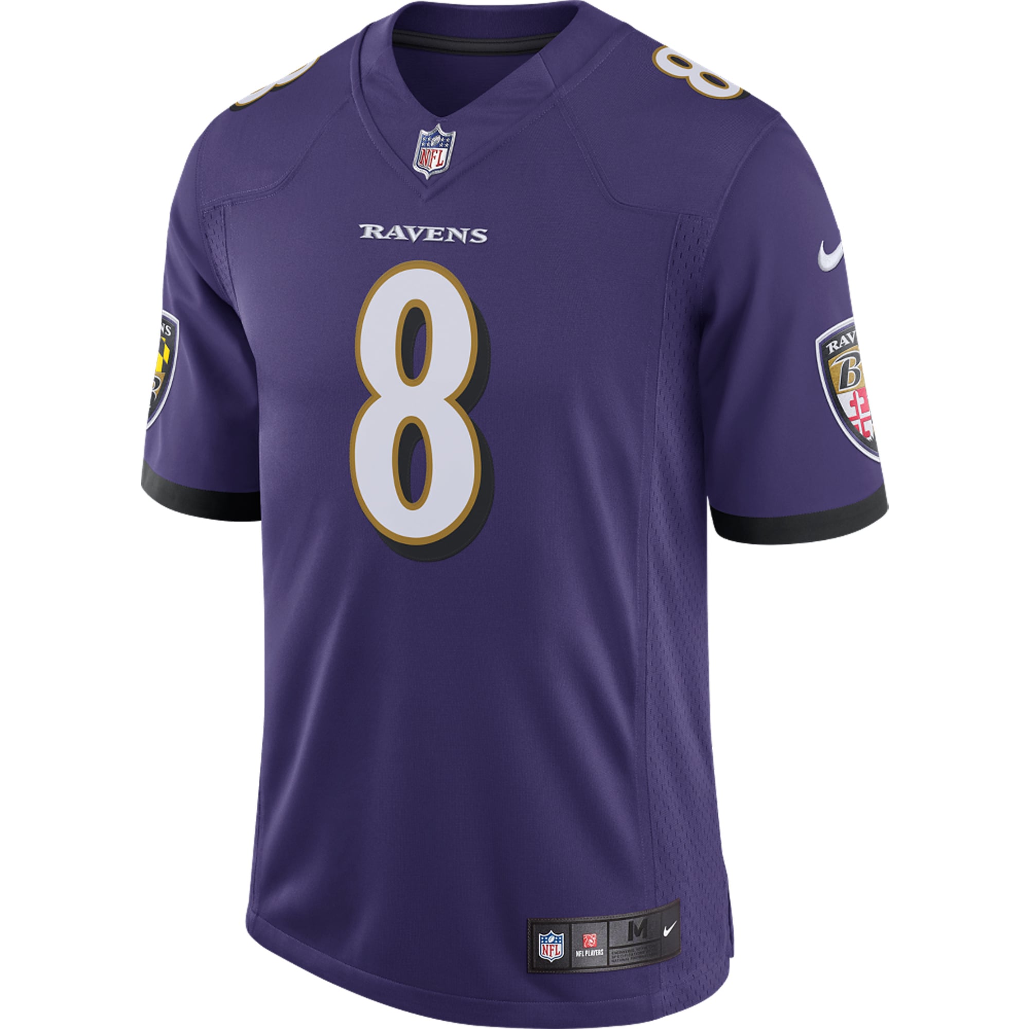 Lamar Jackson Baltimore Ravens Nike Speed Machine Limited Jersey - Purple - vstockx