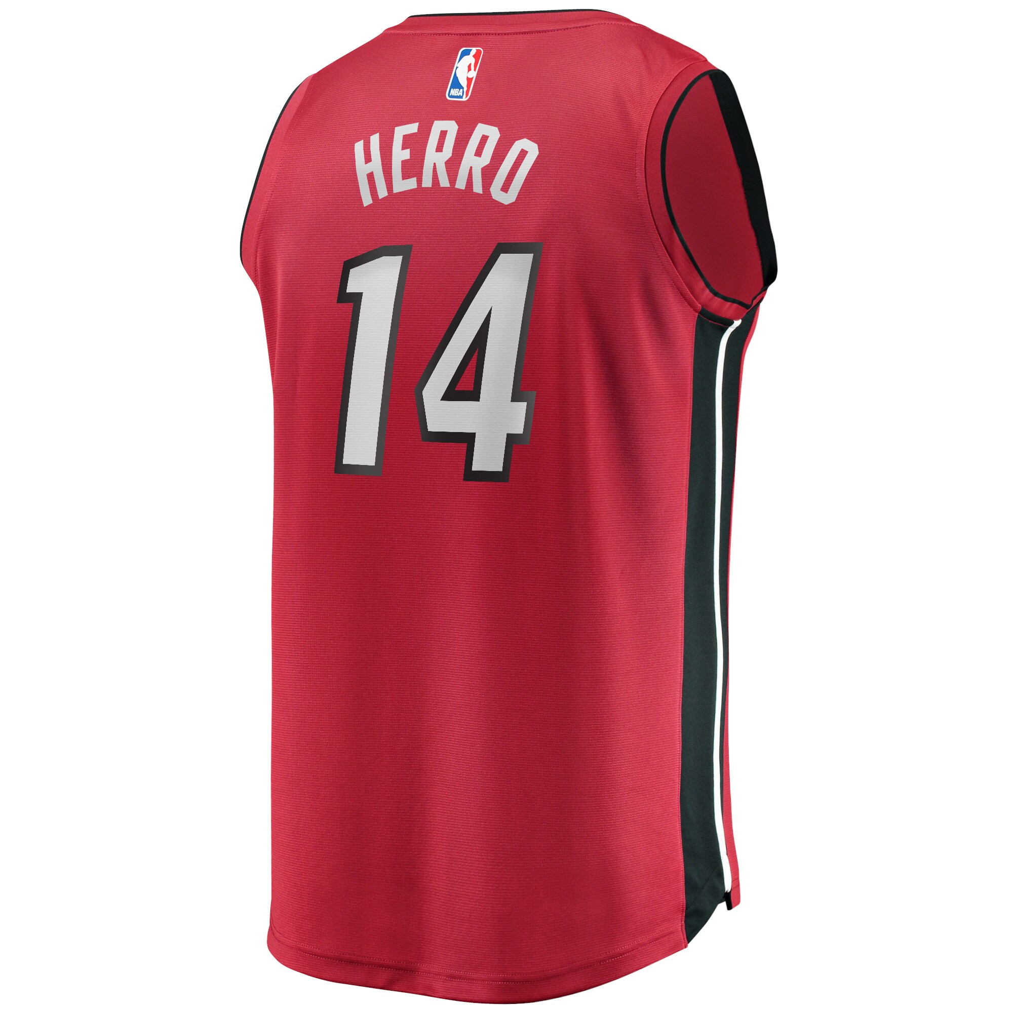 Tyler Herro Miami Heat Fanatics Branded 2020/21 Fast Break Replica Jersey - Statement Edition - Red - vstockx