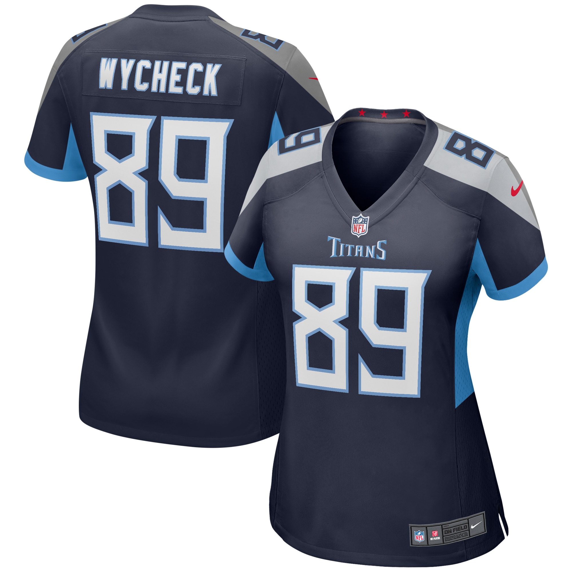 Frank Wycheck Tennessee Titans Nike Women's Game Retired Player Jersey - Navy - vstockx