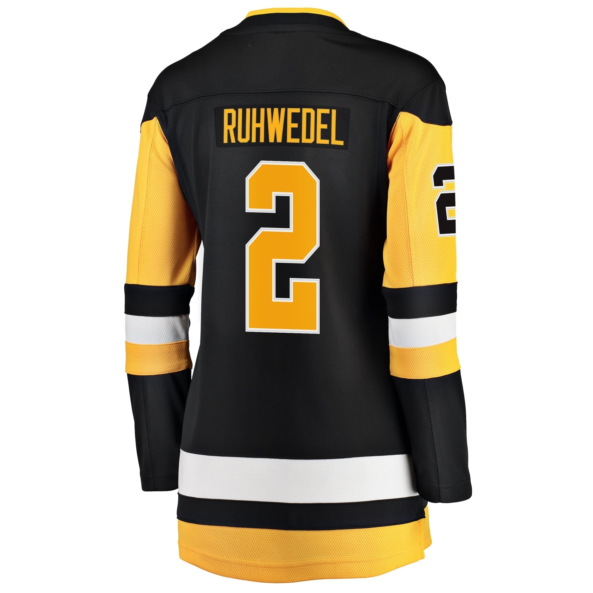 Women's Fanatics Branded Chad Ruhwedel Black Pittsburgh Penguins Premier Breakaway Player Jersey - vstockx