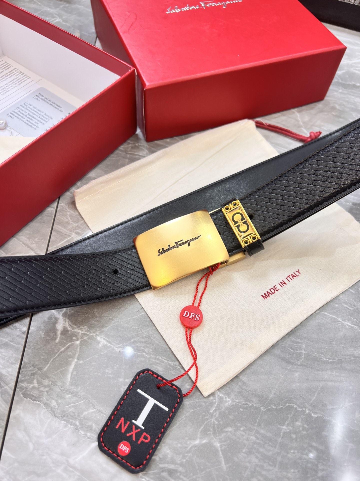 Streetwear Belt Ferragamo 319912 size:3.5cm - vstockx