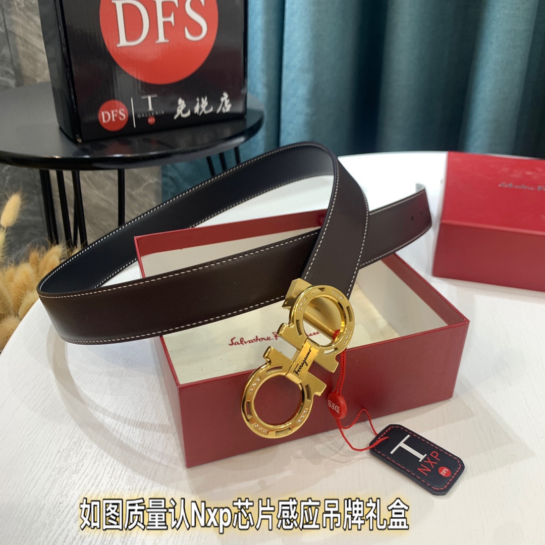 Streetwear Belt Ferragamo 319437 size:3.5cm - vstockx