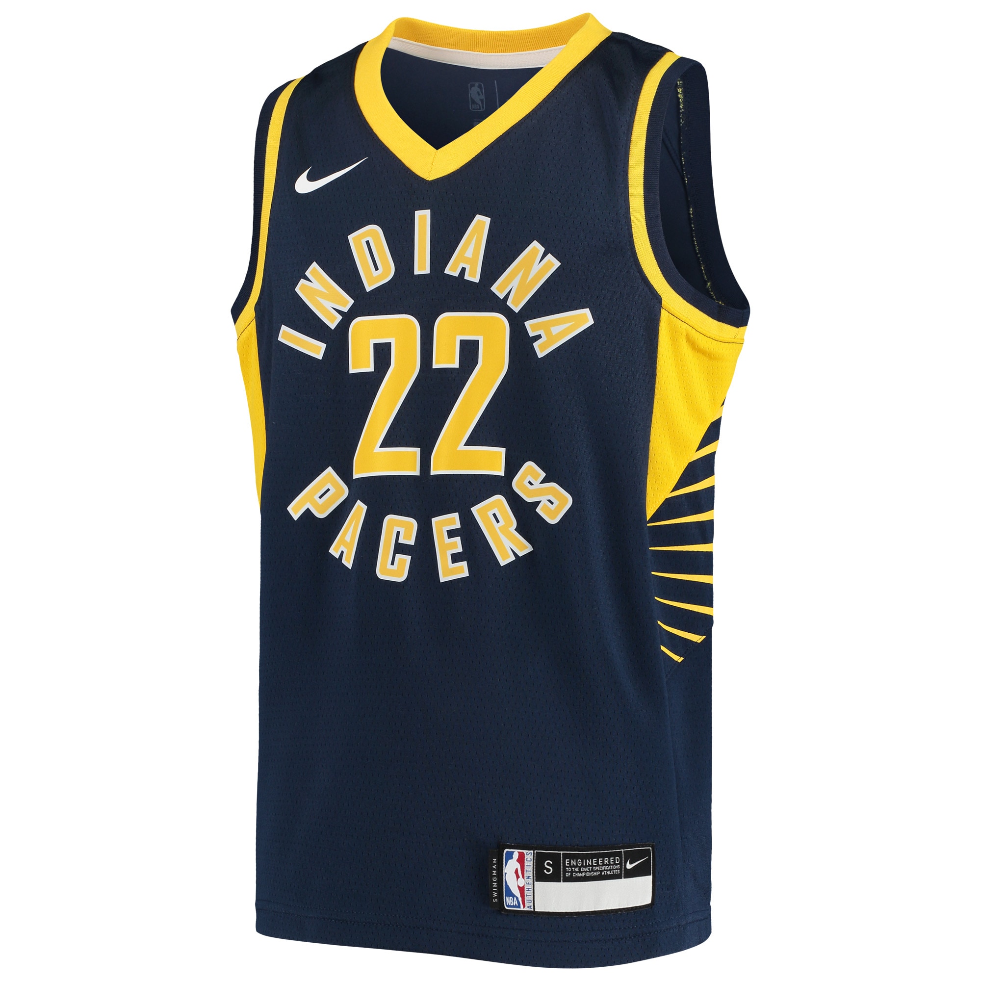 Caris LeVert Indiana Pacers Nike Youth 2020/21 Swingman Jersey - Navy - Icon Edition - vstockx