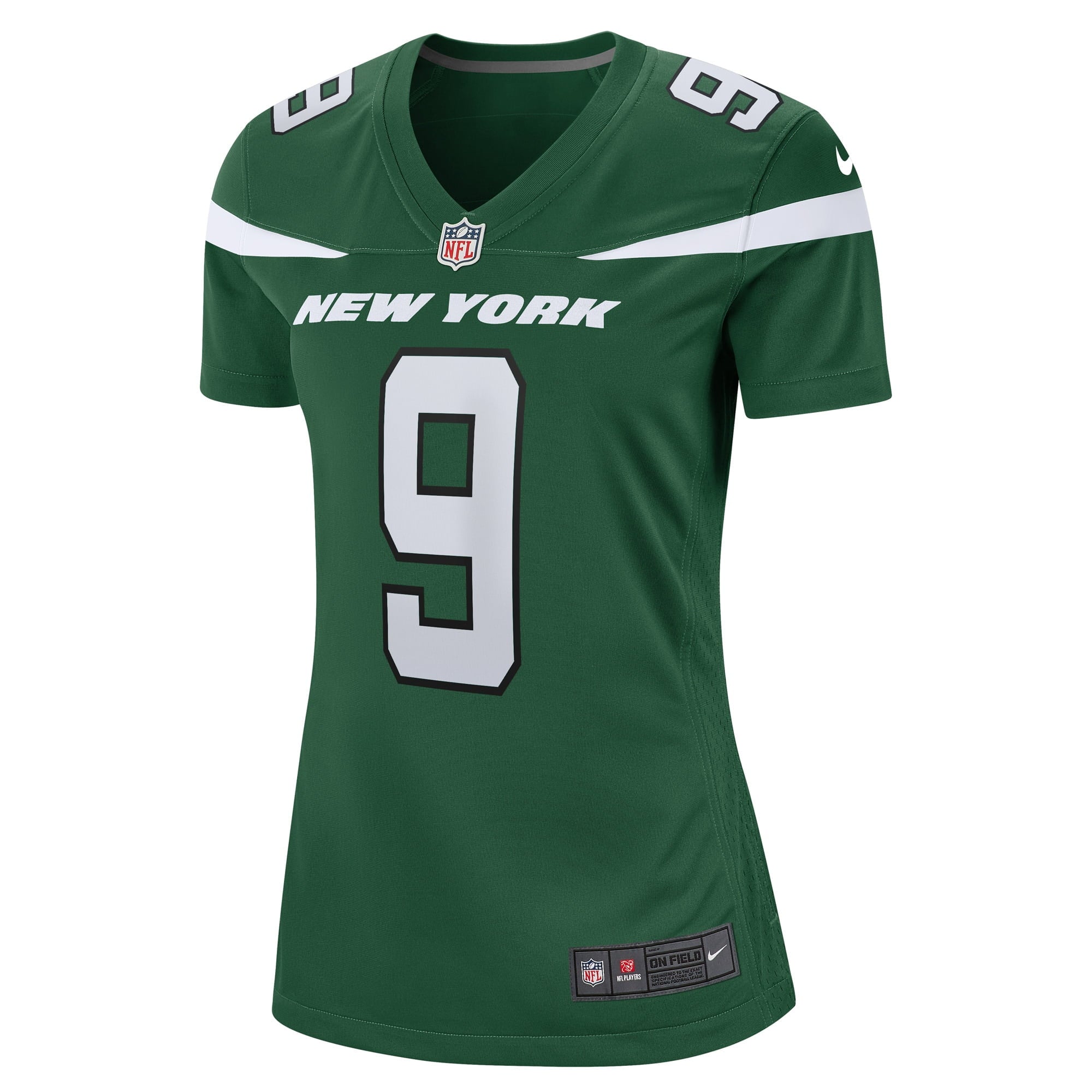 Women's Nike Kwon Alexander Gotham Green New York Jets Game Player Jersey - vstockx