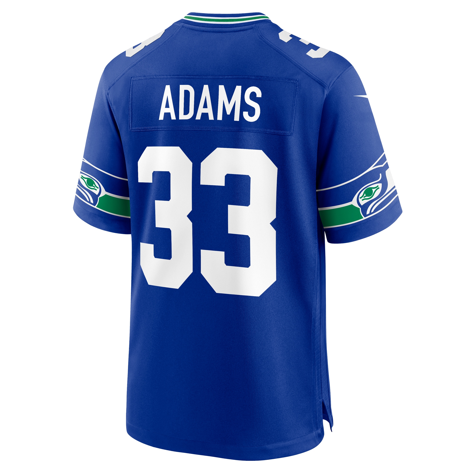 Jamal Adams Seattle Seahawks Nike Throwback Player Game Jersey - Royal - vstockx
